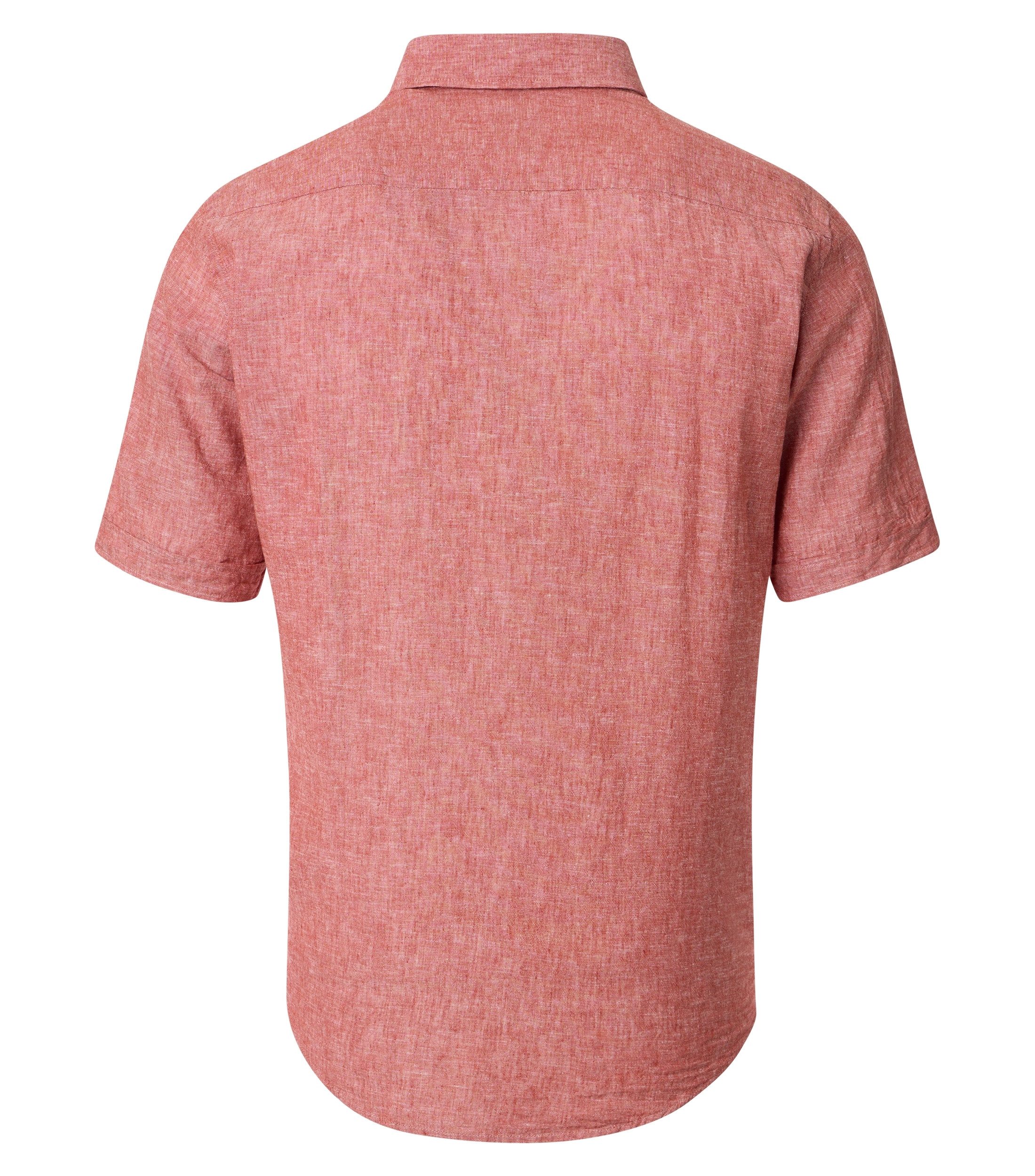 Redmond Kurzarmhemd uni Casual Fit günstig online kaufen