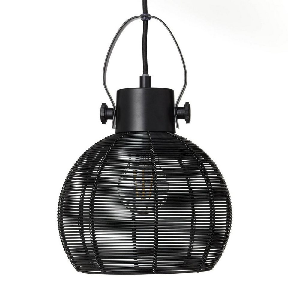 Brilliant Pendelleuchte Sambo, Lampe Sambo Pendelleuchte 20cm schwarz 1x A60,  E27, 60W, geeignet fü