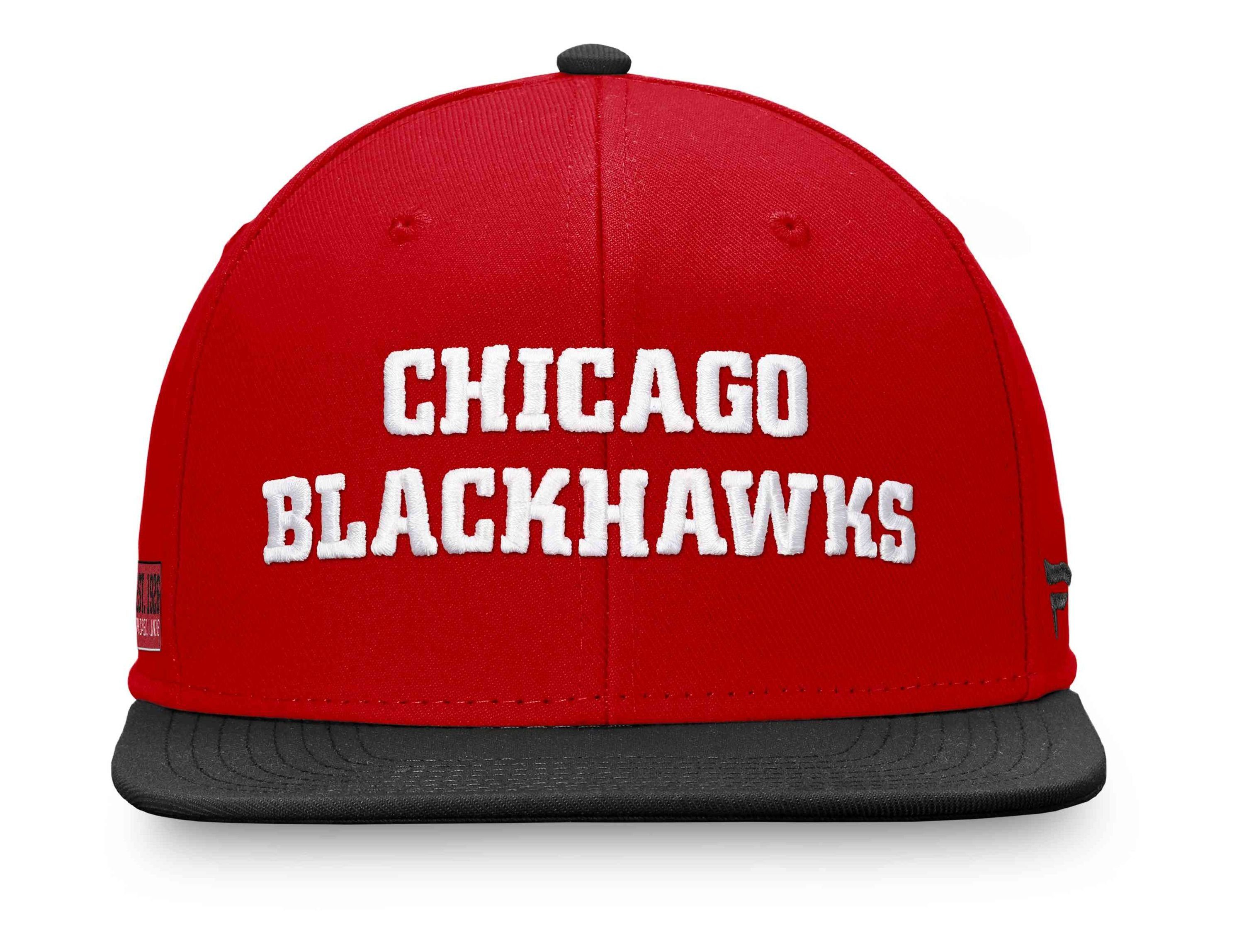 Fanatics Snapback Cap NHL Blackhawks Iconic Color Blocked Chicago