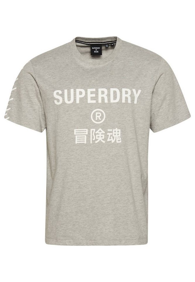 Superdry T-Shirt Herren T-Shirt - CODE CORE SPORT TEE, Logo
