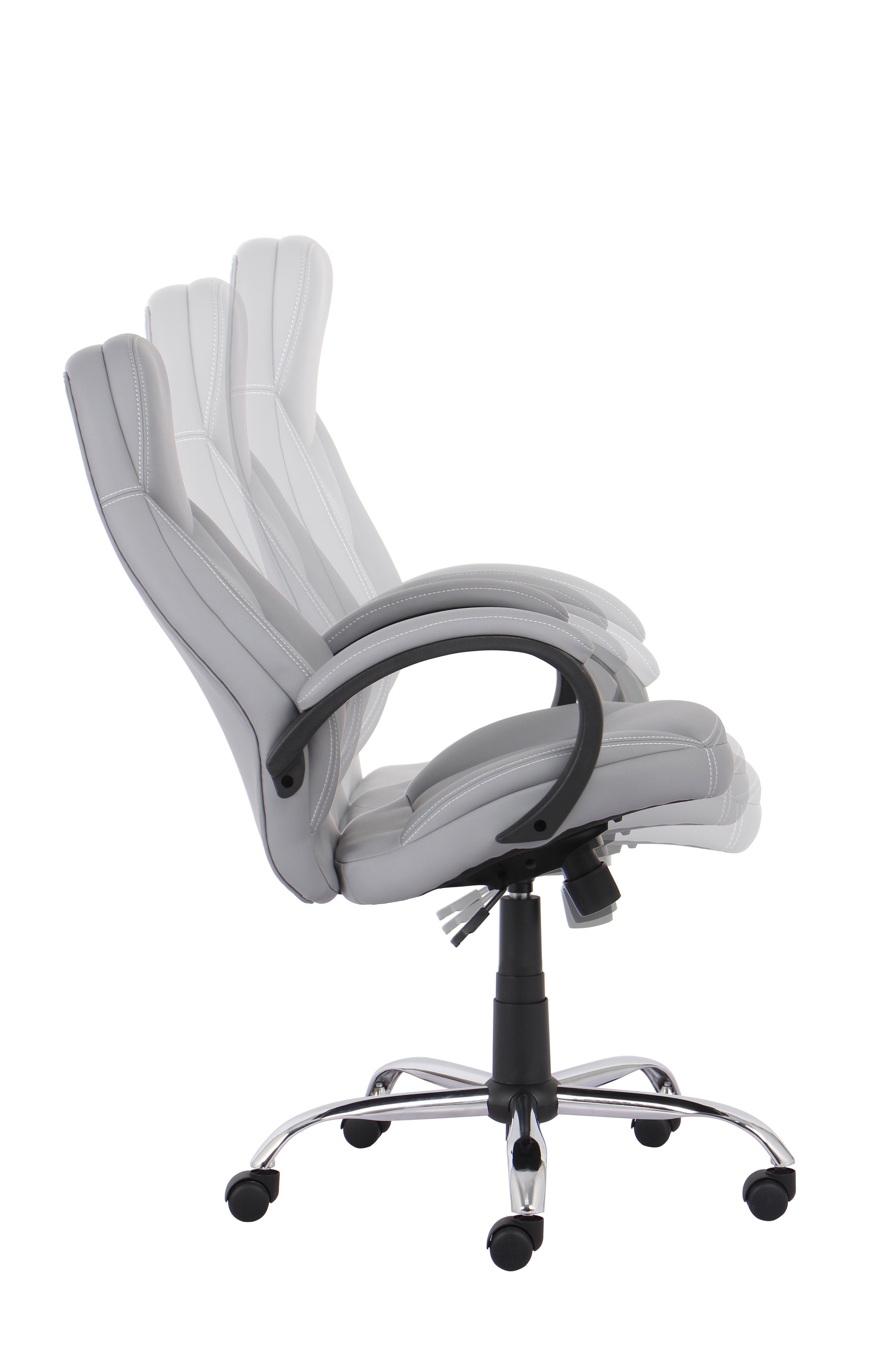 INOSIGN Bürostuhl, komfortabel schwarz oder grau in Chefsessel Veronika, gepolstert,