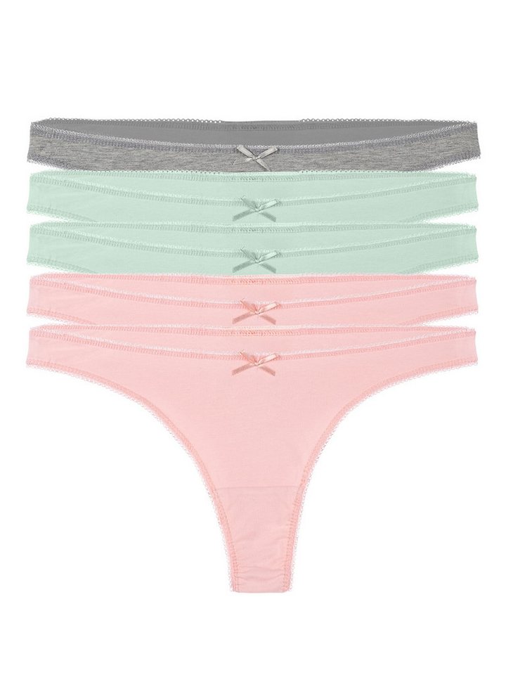 Yenita® String (5-St) in weicher Baumwoll-Stretchqualität