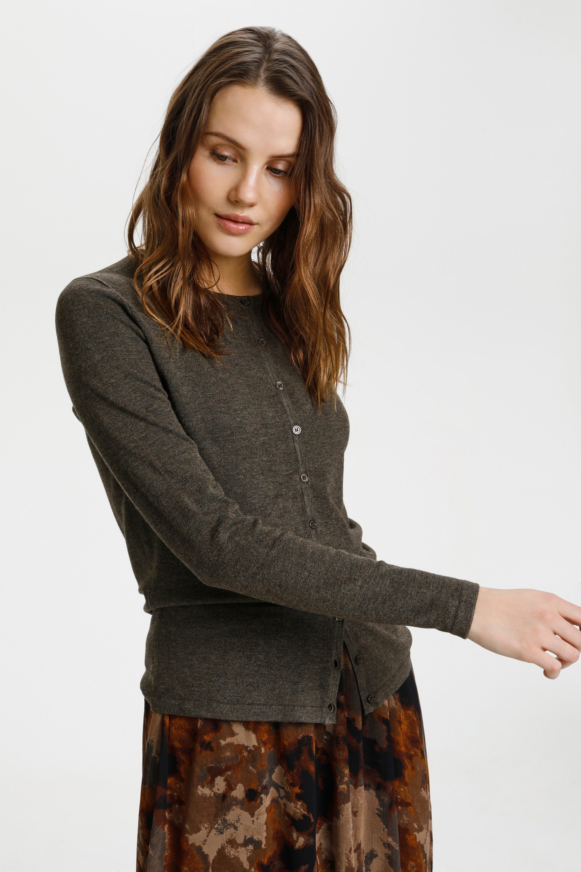 Saint Tropez Cardigan A8661, MilaSZ R-Neck Cardigan