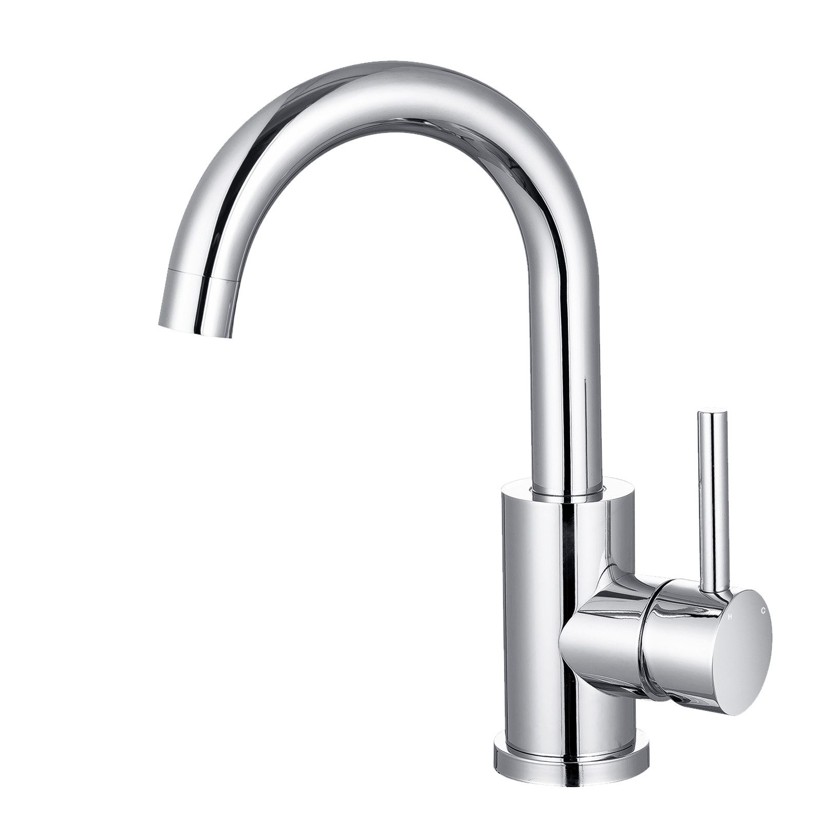 AICA Waschtischarmatur Wasserhahn Bad 360° Drehbar, Warm/Kaltwasser Mischba günstig online kaufen