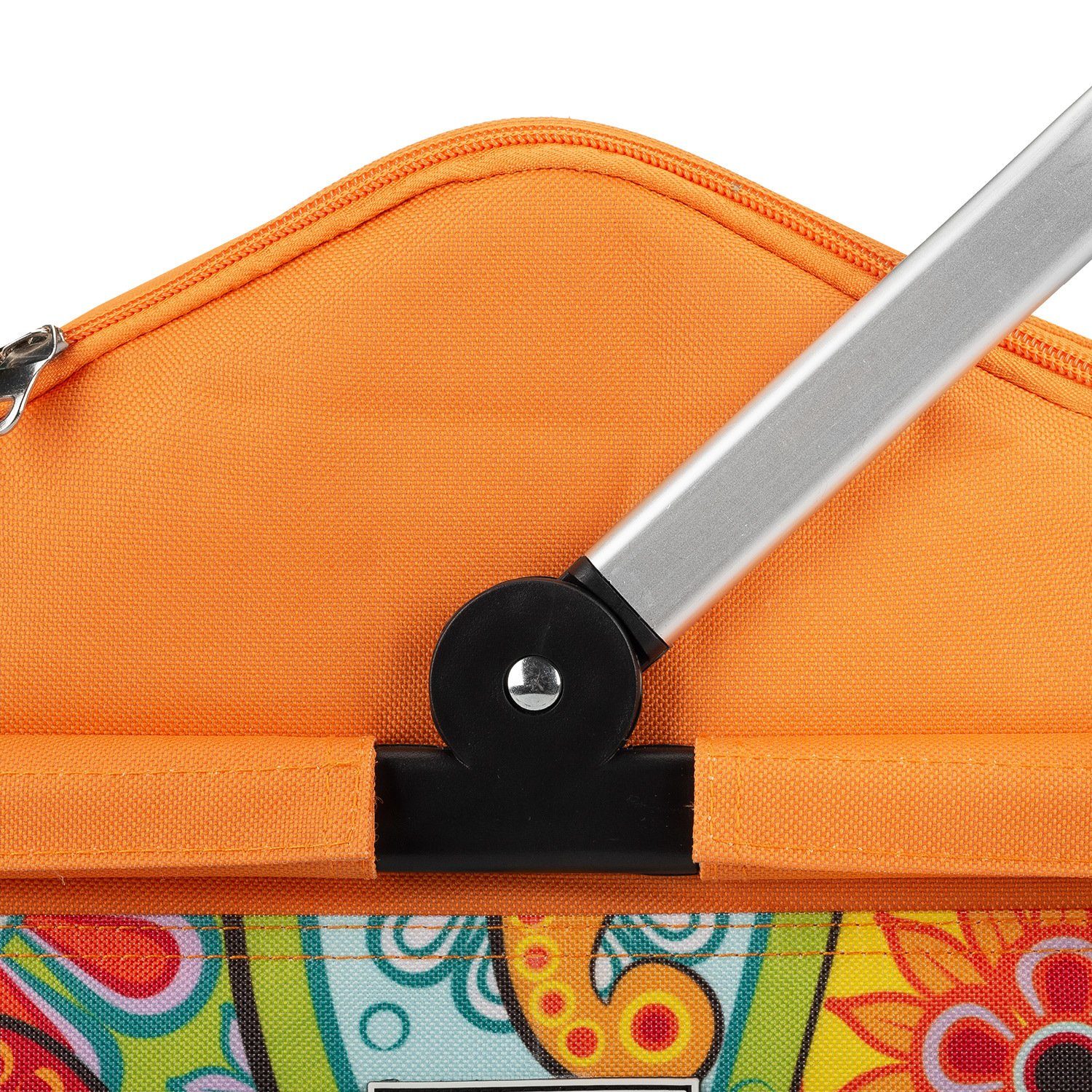 anndora Einkaufskorb thermo Shopper mit Kühlfunktion, 25 l, isolierter Deckel mit Reißverschluss - wasserdichter Boden – Bild 5 von 5