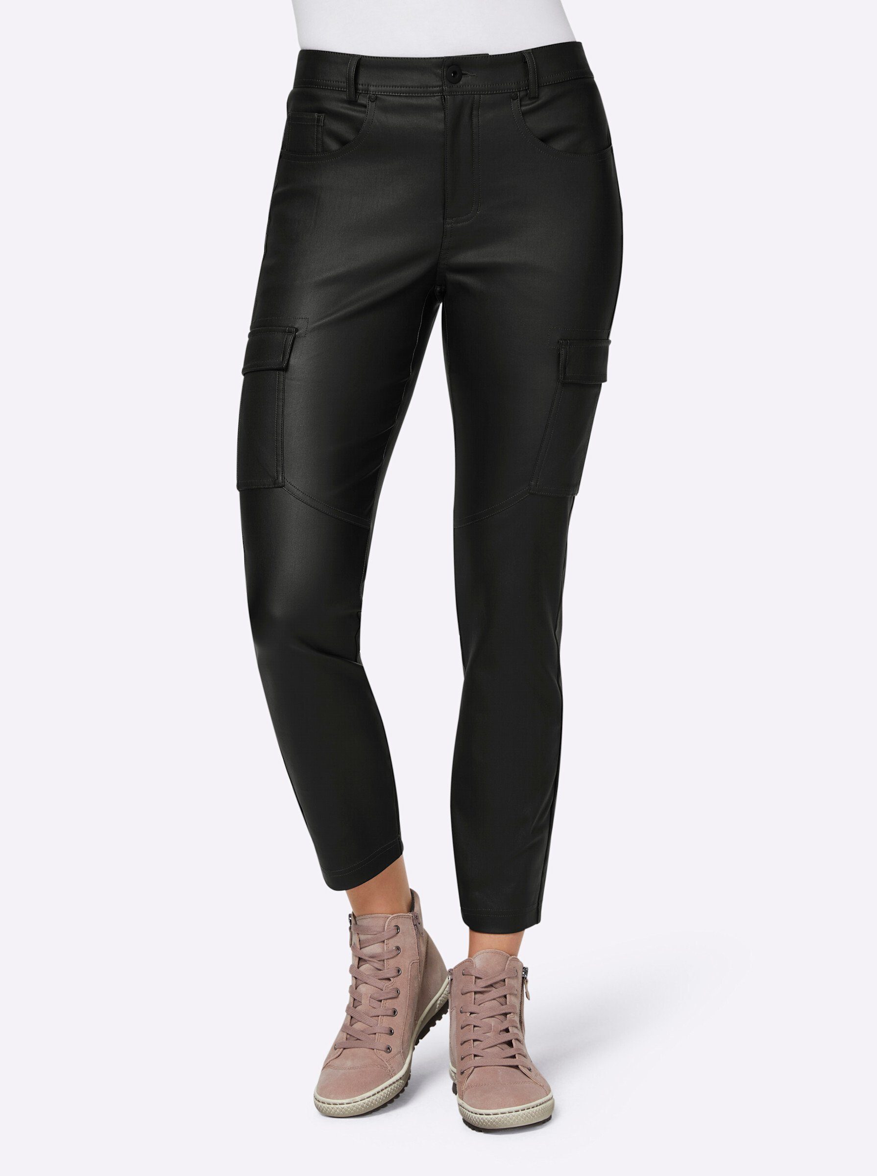 heine Jerseyhose Cargohose Innenbeinlänge ca. 71 günstig online kaufen