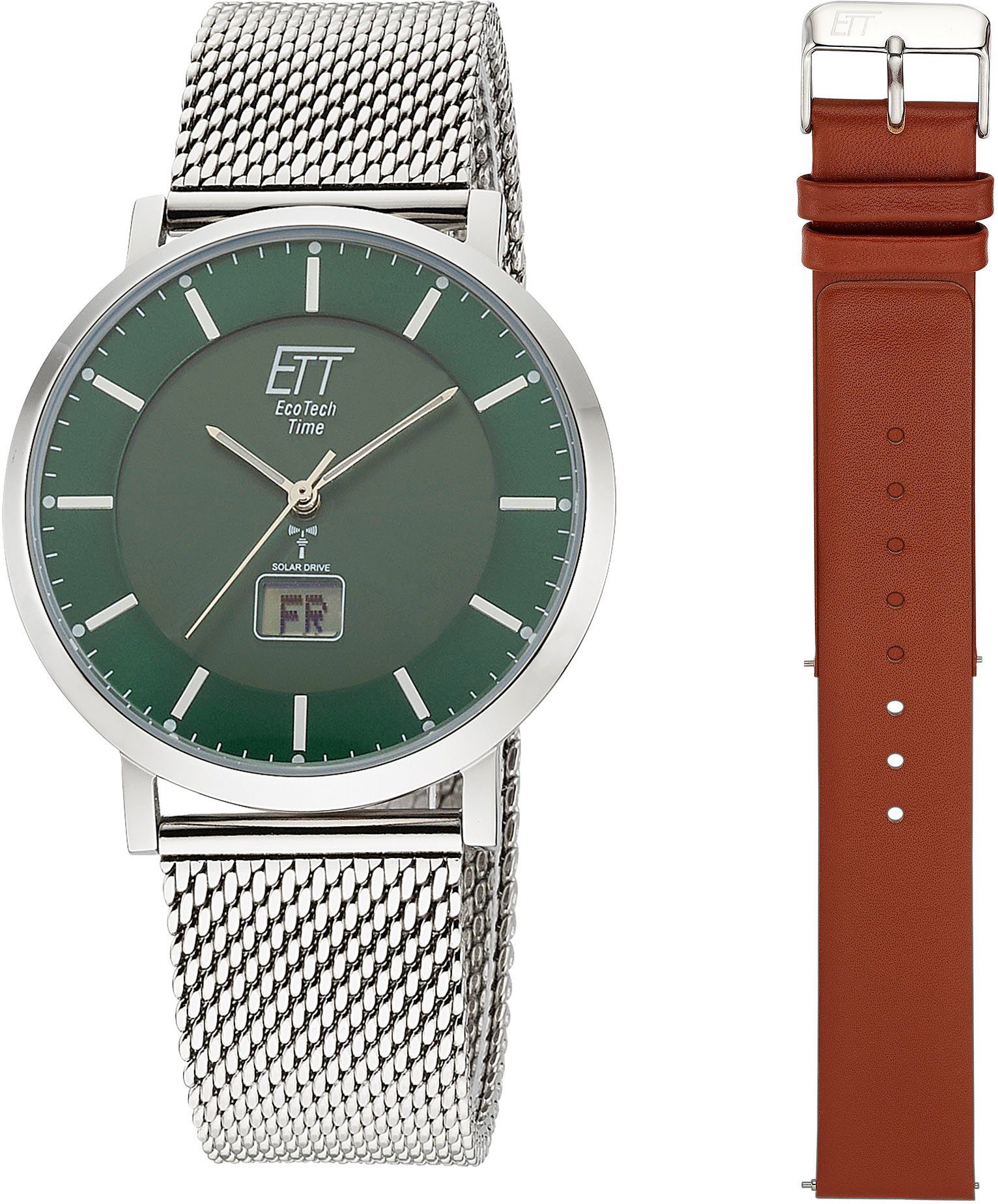 ETT Funkuhr Atacama EGS-11622-81MS, (Set, 2-tlg., mit Wechselband aus Leder günstig online kaufen