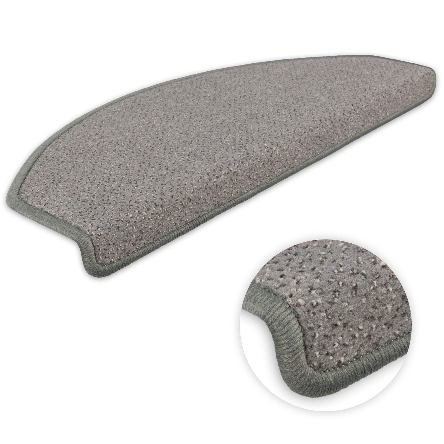 Metzker® Stufenmatte Stufenmatten DAS TEPPICHWERK Toscana, halbrund, Höhe: 7 mm