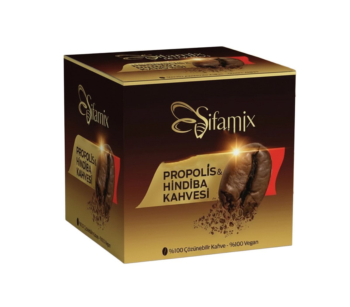 ŞİFAMİX Kaffee Propolis & Zichorienkaffee–Naturprodukt & Energiegeladen 100g, 100 g