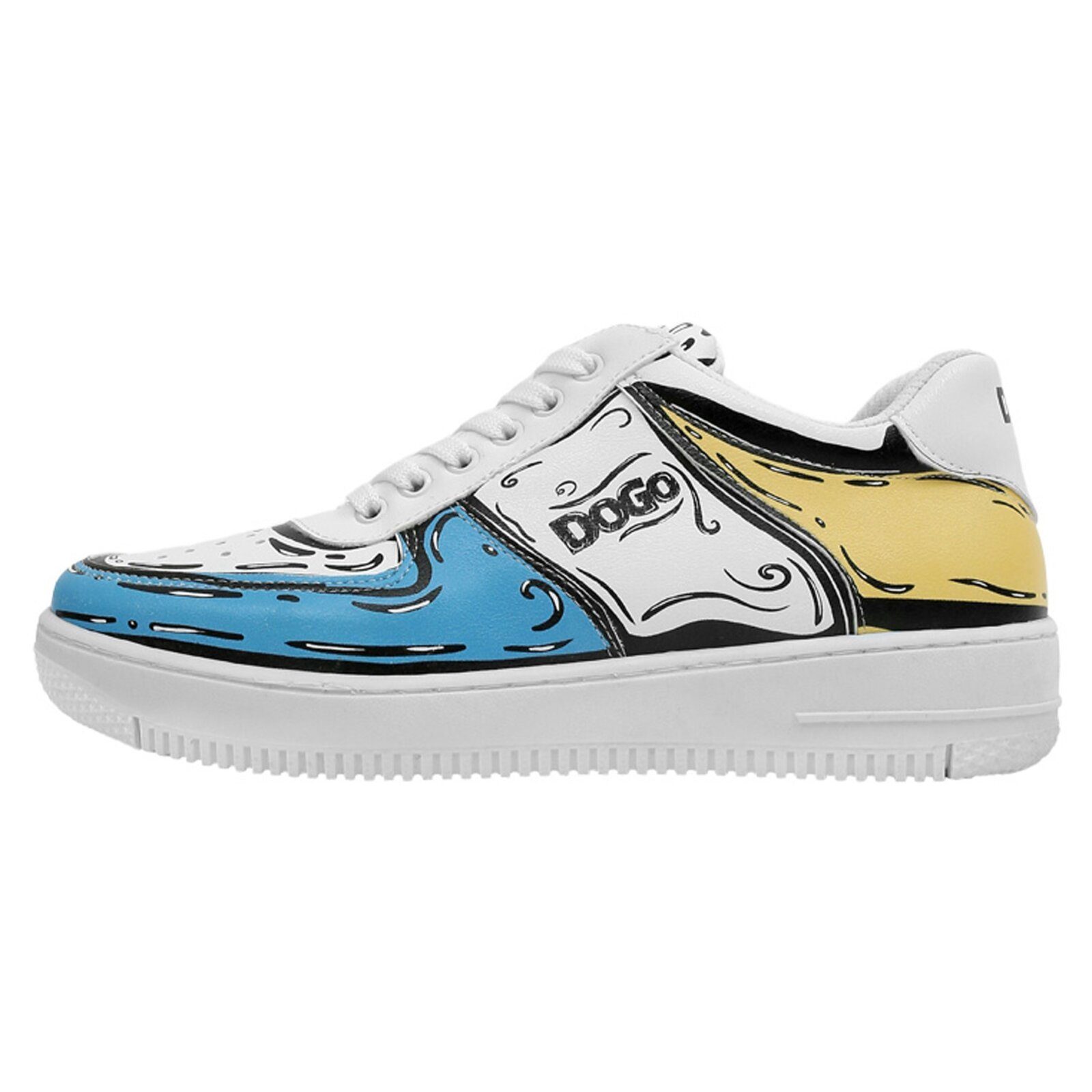 DOGO Dice Low-Top Sneaker Dogo Sketch Damen Sneaker Sneaker Handgefertigt günstig online kaufen