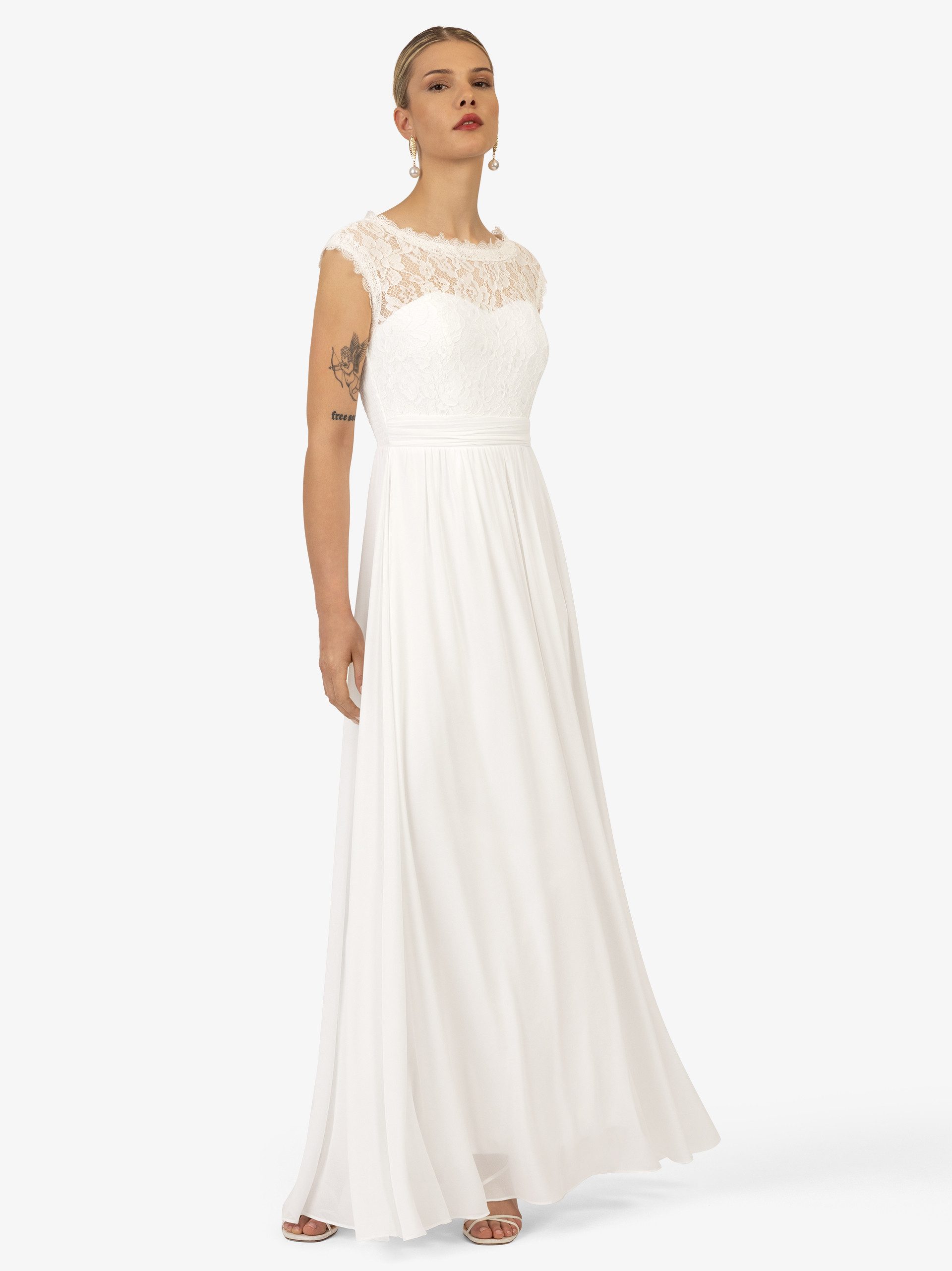 Kraimod Abendkleid aus hochwertigem Polyester Material mit Rundhalsausschni günstig online kaufen