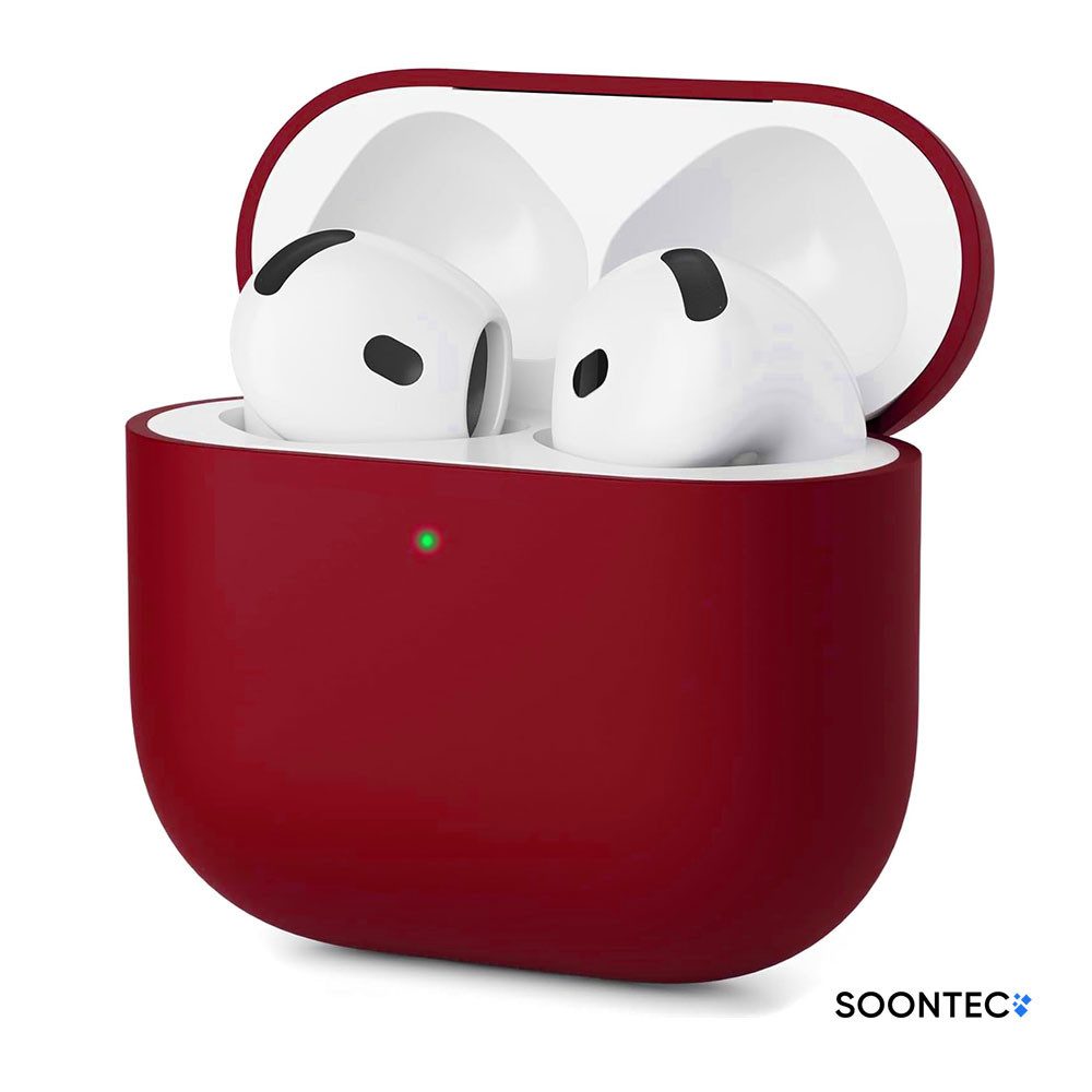 SOONTEC Kopfhörer-Schutzhülle AirPods 4 Case, Silikon