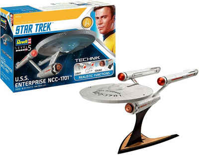 Revell® Modellbausatz »Modellbausatz 00454 Star Trek USS Enterprise NCC-1701 1:600 LED Soundmodul«, Maßstab 1:600