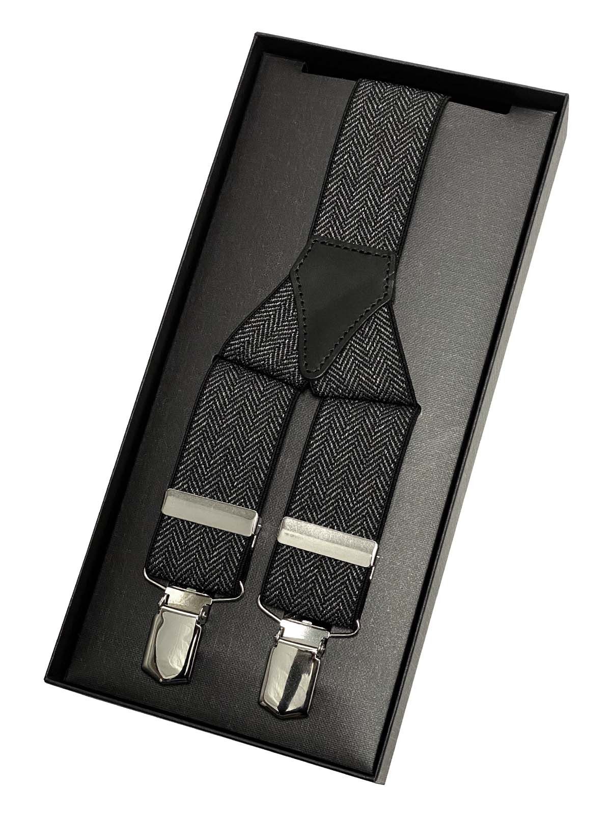 LLOYD Men’s Belts Hosenträger LLOYD (Schachtelpack, 1-St., mit Sichtfenster) silberfarbene Metall-Clips