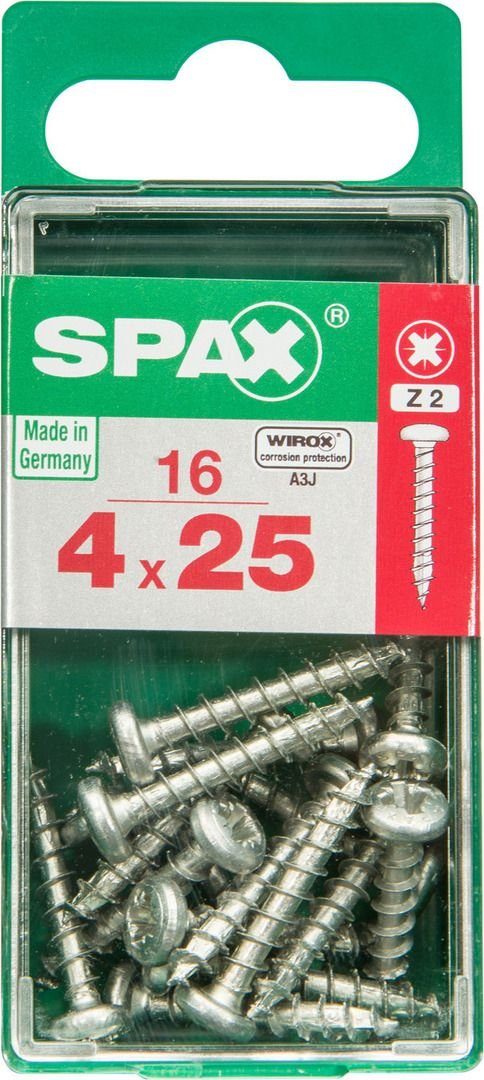 x mm - 4.0 SPAX TX 16 20 Holzbauschraube 25 Spax Universalschrauben