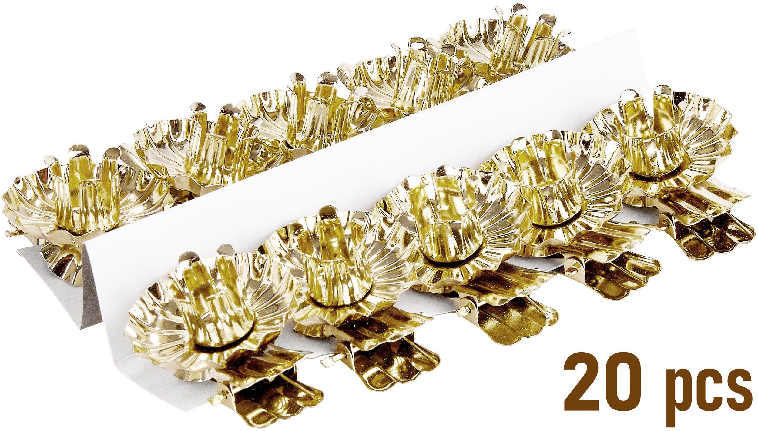 BRUBAKER Kerzenhalter Baumkerzenhalter für Weihnachtsbaum (20 St., drehbar, günstig online kaufen