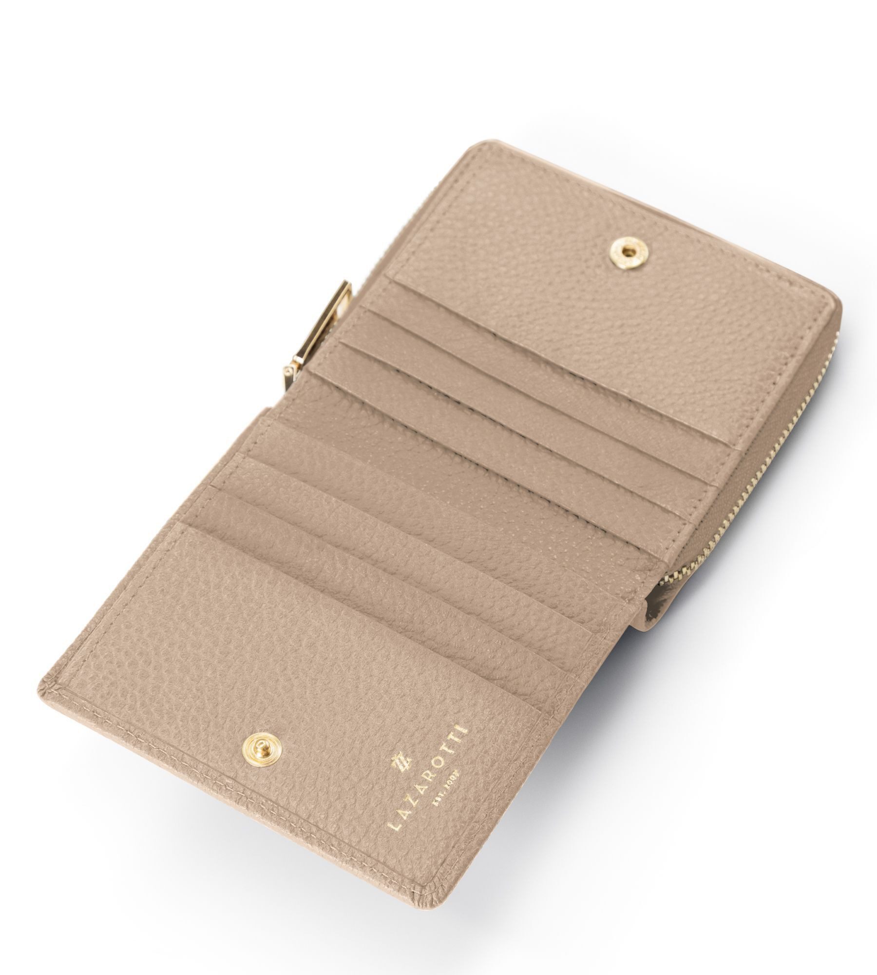Lazarotti Geldbörse Bologna Leather Medium Zip-Around Geldbörse Leder 10 cm – Bild 5 von 5