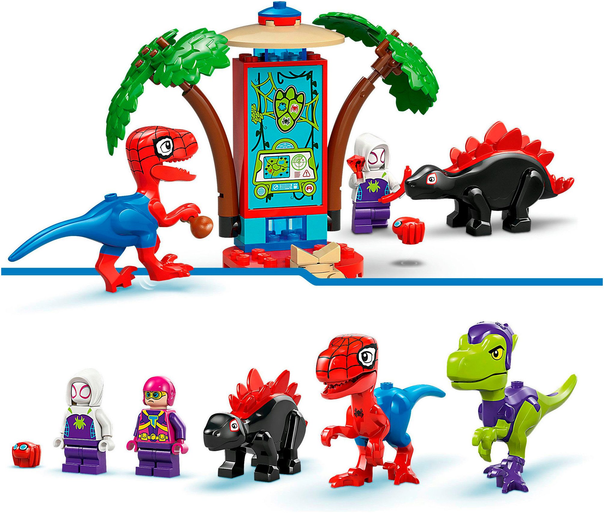 LEGO® Showdown am Baumhaus: Spidey-Rex vs. Gobby-Raptor (11200), LEGO Spidey Konstruktionsspielsteine, (143 St), Made in Europe – Bild 5 von 5