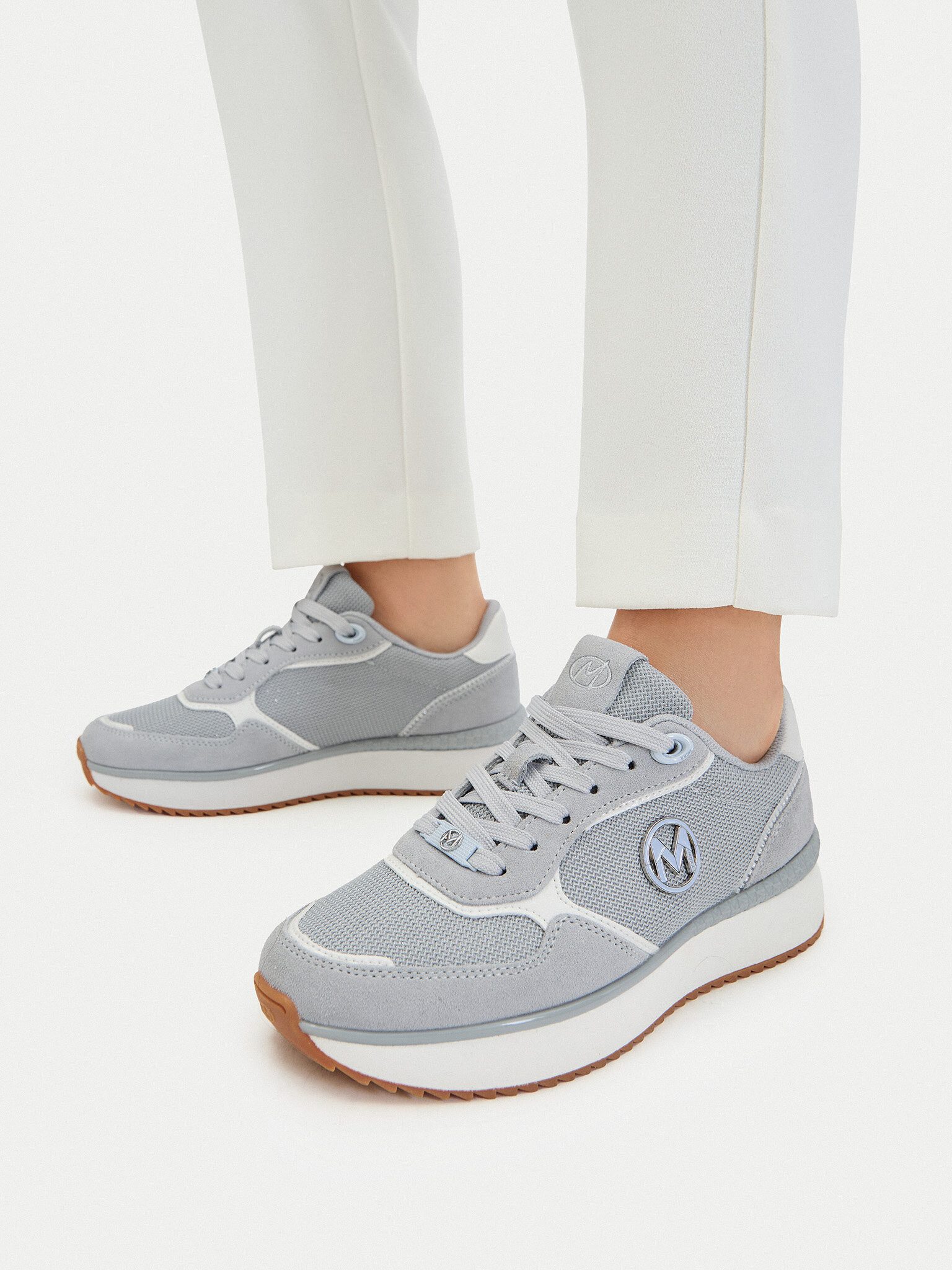Mexx Mexx Damen-Sneakers Blau MEXX-EO-MI001011461W Hellblau Sneaker