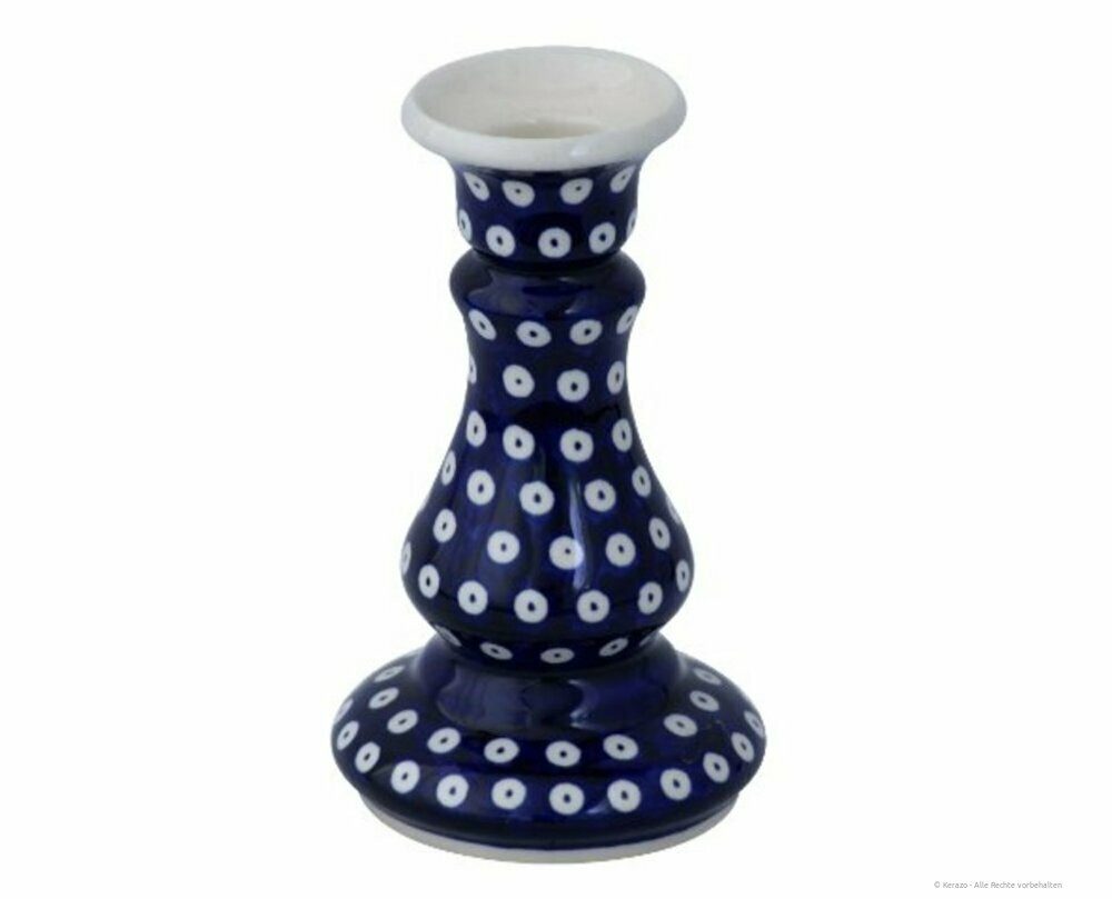Bunzlauer Keramik Kerzenständer Bunzlauer Keramik Baluster Kerzenständer Ø10 cm,16,7 cm hoch, Dekor 42