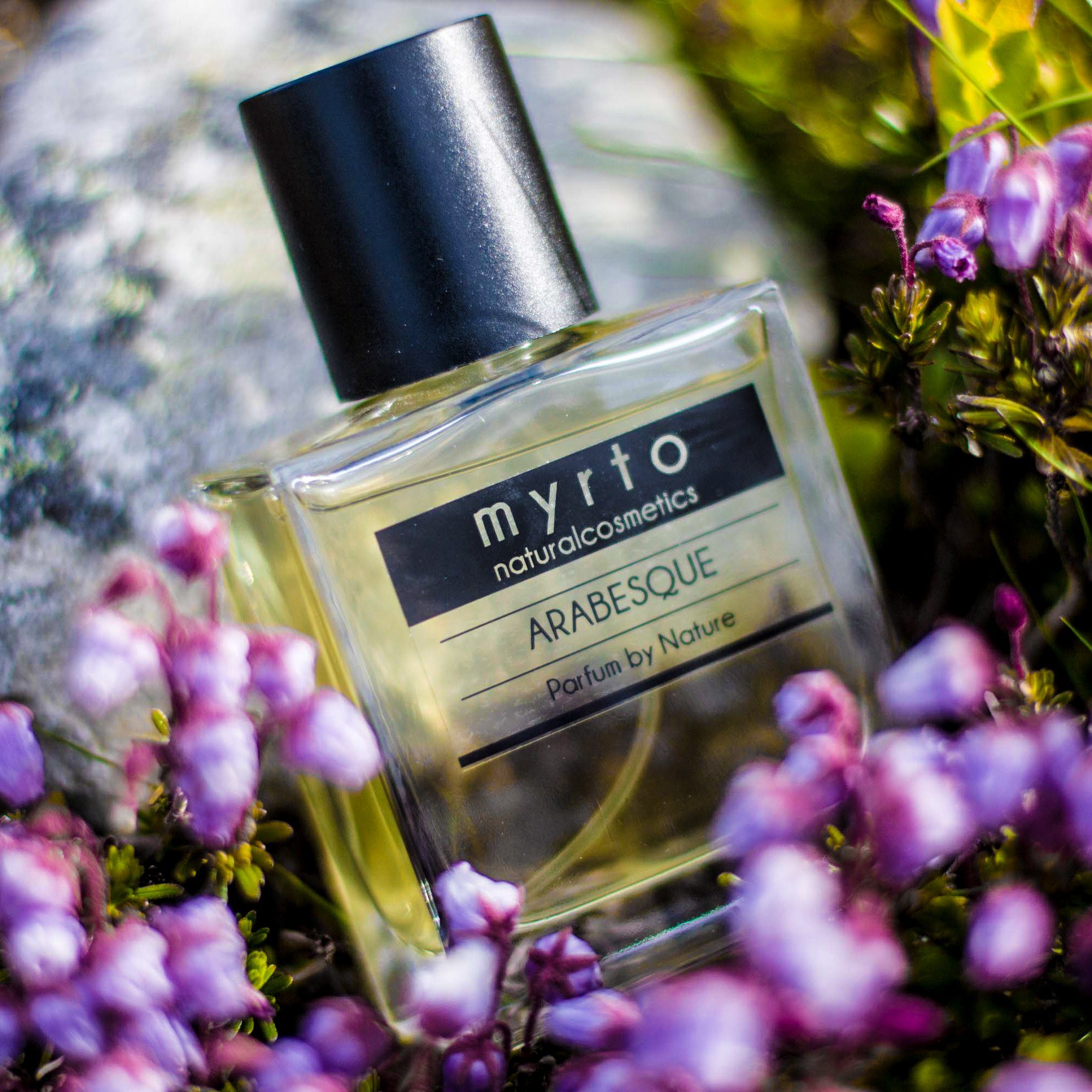 myrto Naturkosmetik Eau de Parfum Bio Natur Parfum ARABESQUE - unisex, Glasflakon, Handmade, reine ätherische Öle