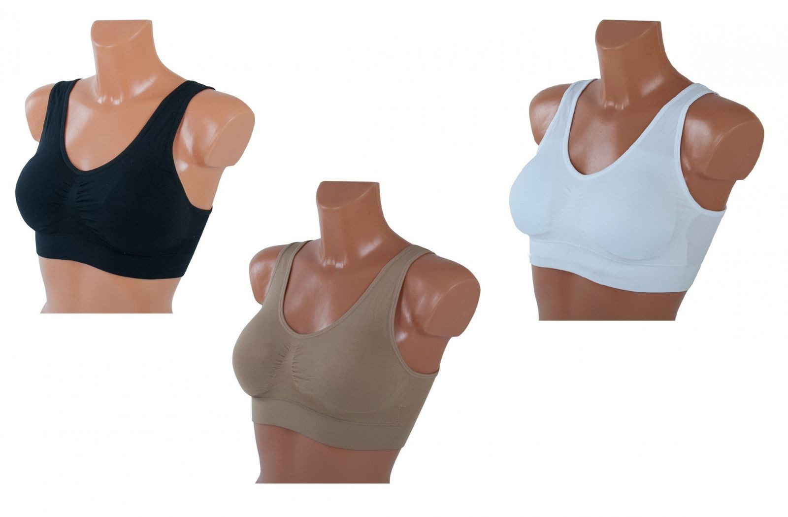 DS Produkte GmbH Bustier Figur Body Genial BH 3er-Set Bustier Büstenhalter Push Up