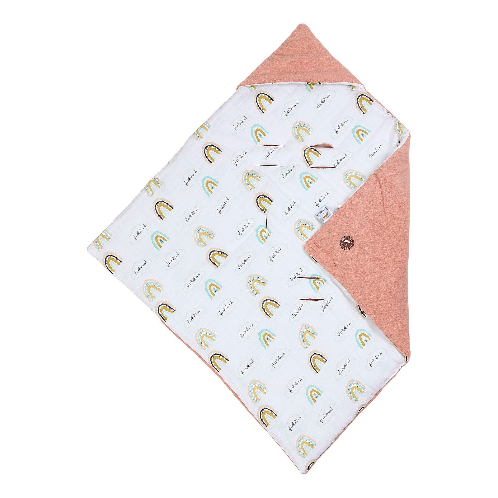 Einschlagdecke Einschlagdecke mit süßen Schriftzügen, Mama Poppins Germany, Designed in Germany