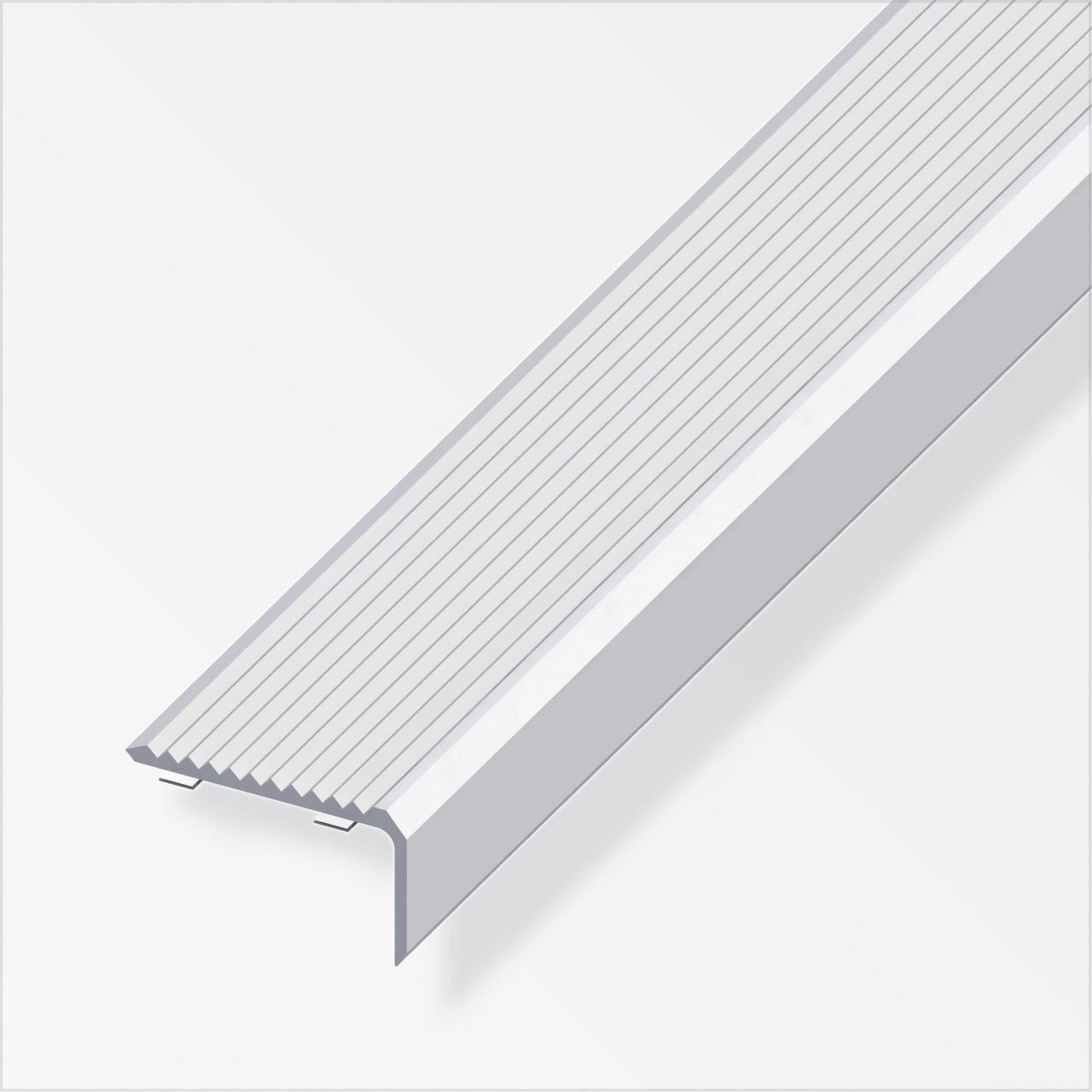 alfer Treppenstufen-Seitenblende mm 1 41 alfer x m, 23 Treppenprofil Aluminium