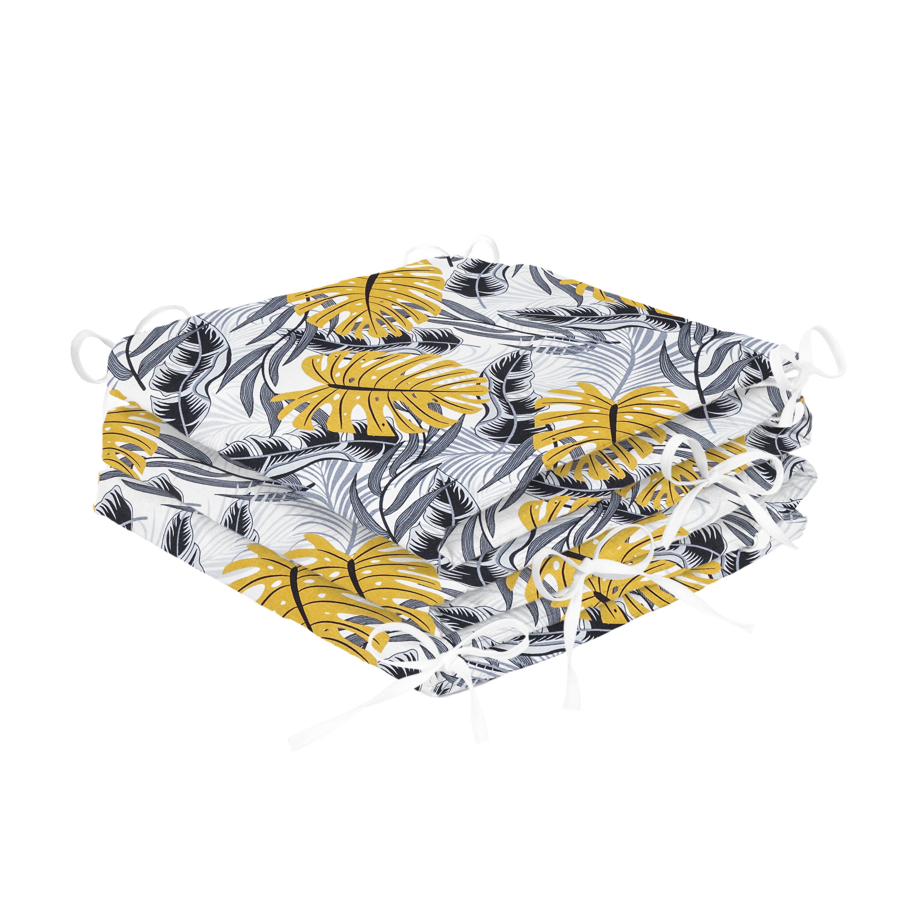 Monstera Grau Senfgelb