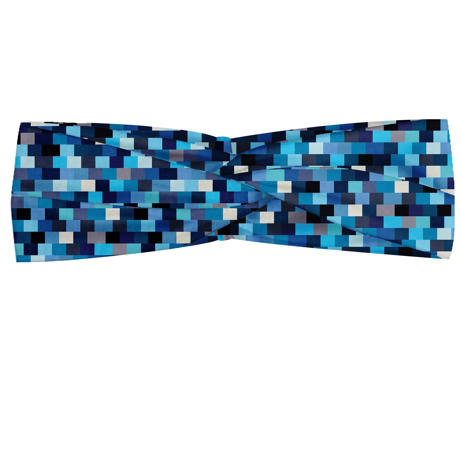 Abakuhaus Stirnband Geometric alltags Elastisch Design accessories Blau und Angenehme Streifen