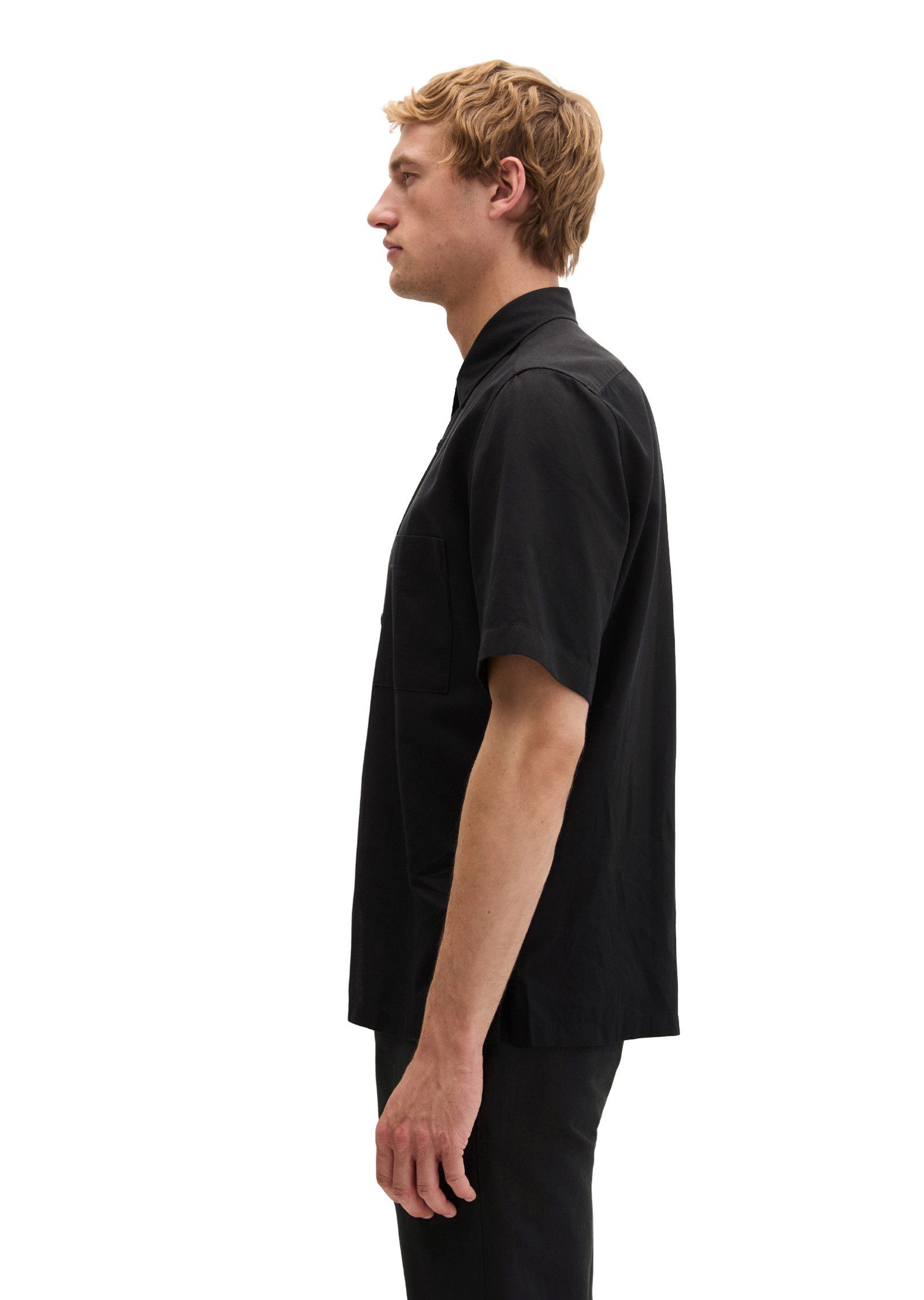 Marc O'Polo Kurzarmhemd aus weichem TENCEL™ Lyocell - Mix