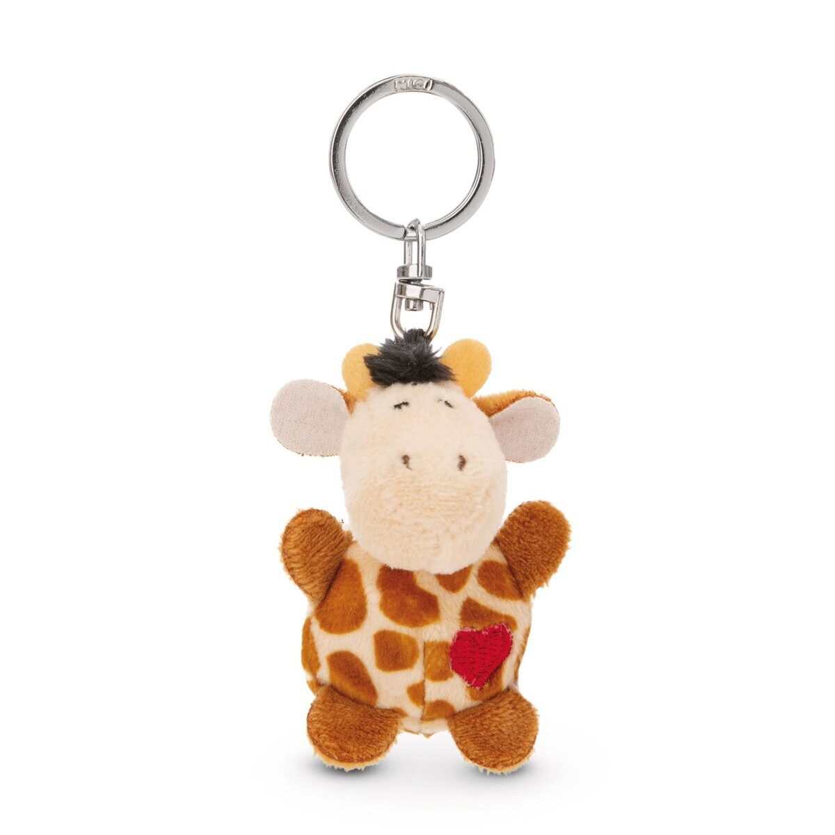 Nici Schlüsselanhänger NICI Schlüsselanhänger Giraffe mit Herz 5cm an Header Karte