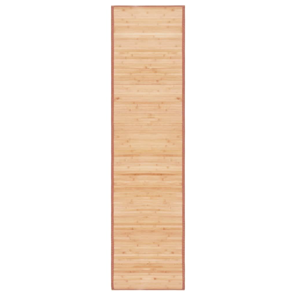 furnicato Teppich Bambus 80x300 cm Braun günstig online kaufen