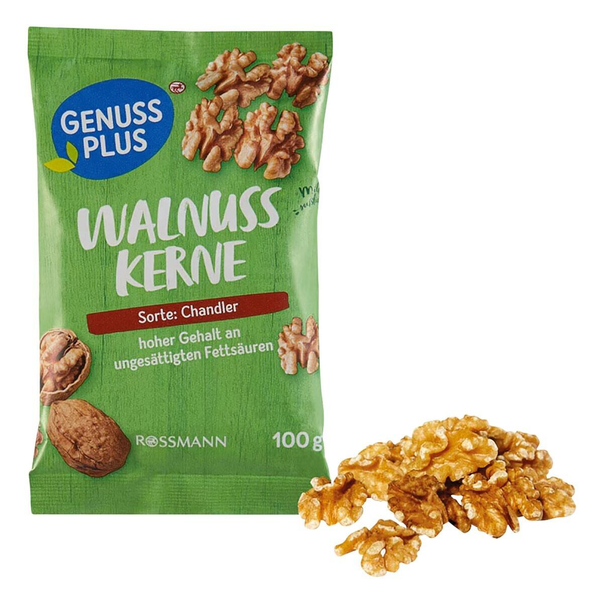 GENUSS PLUS Nüsse Chandler, Walnusskerne 100 g