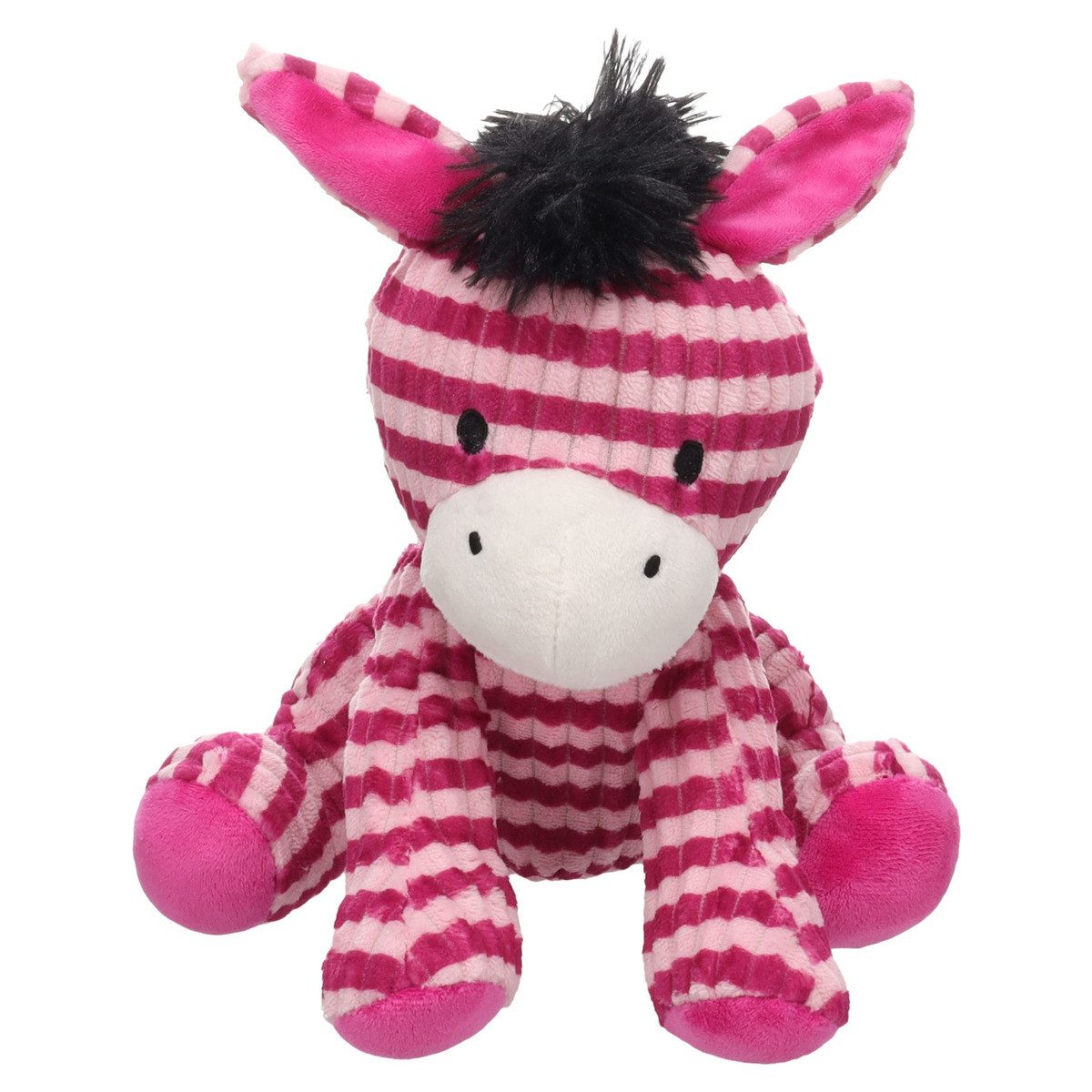 Tierkuscheltier Hundespielzeug Azor Esel rosa