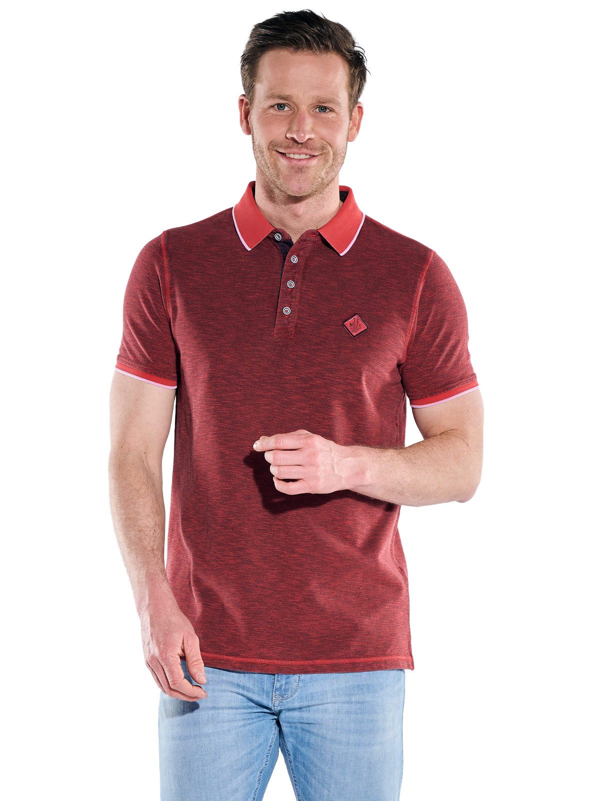Engbers Poloshirt Herren Poloshirt, Rot