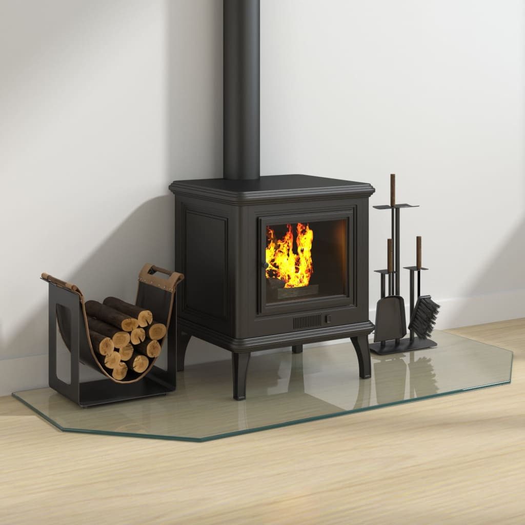 vidaXL Tischplatte Kaminofen Glasplatte Sechseck 120x50 günstig online kaufen