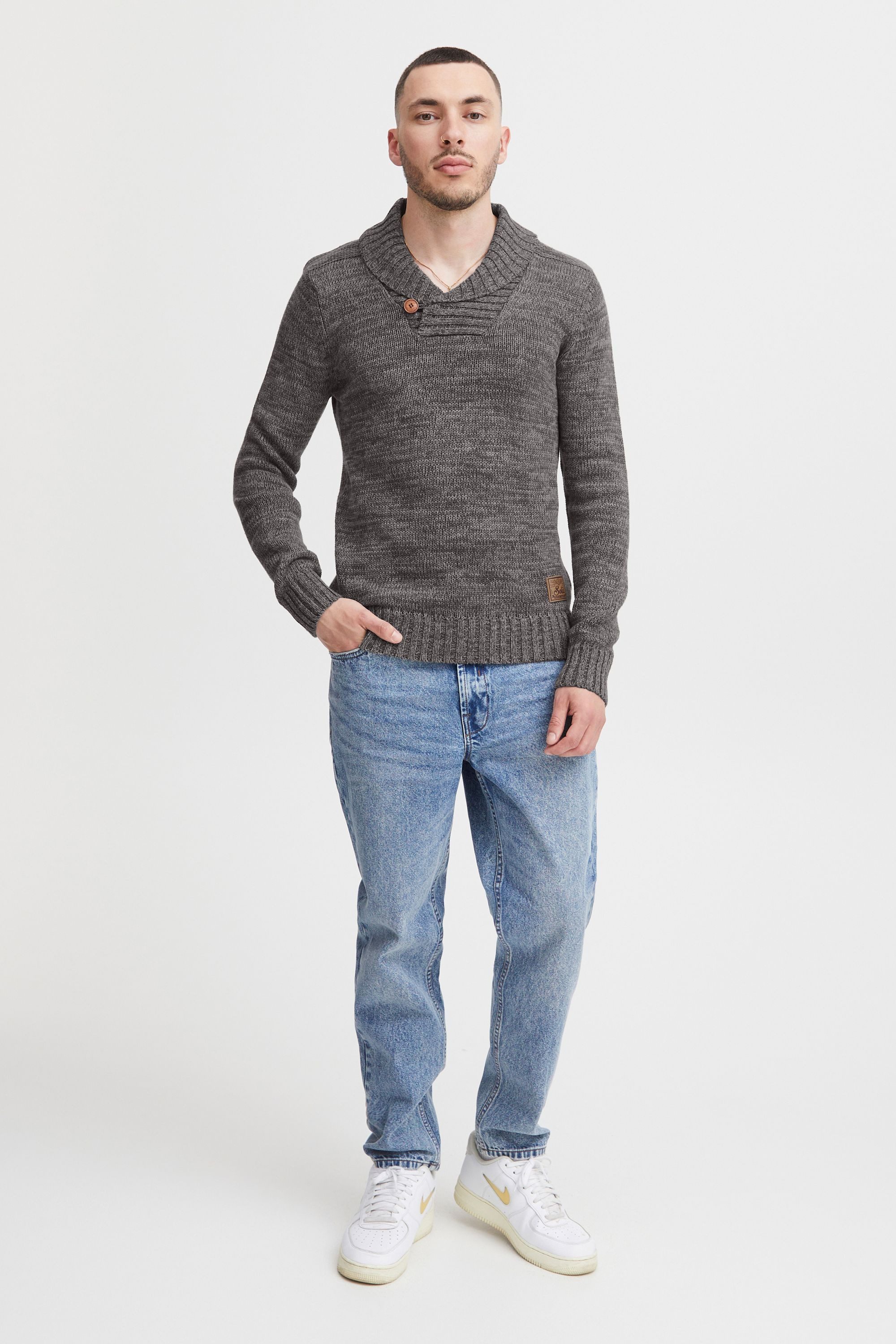 !Solid Strickpullover SDPhil Strickpulli in Melange-Optik günstig online kaufen