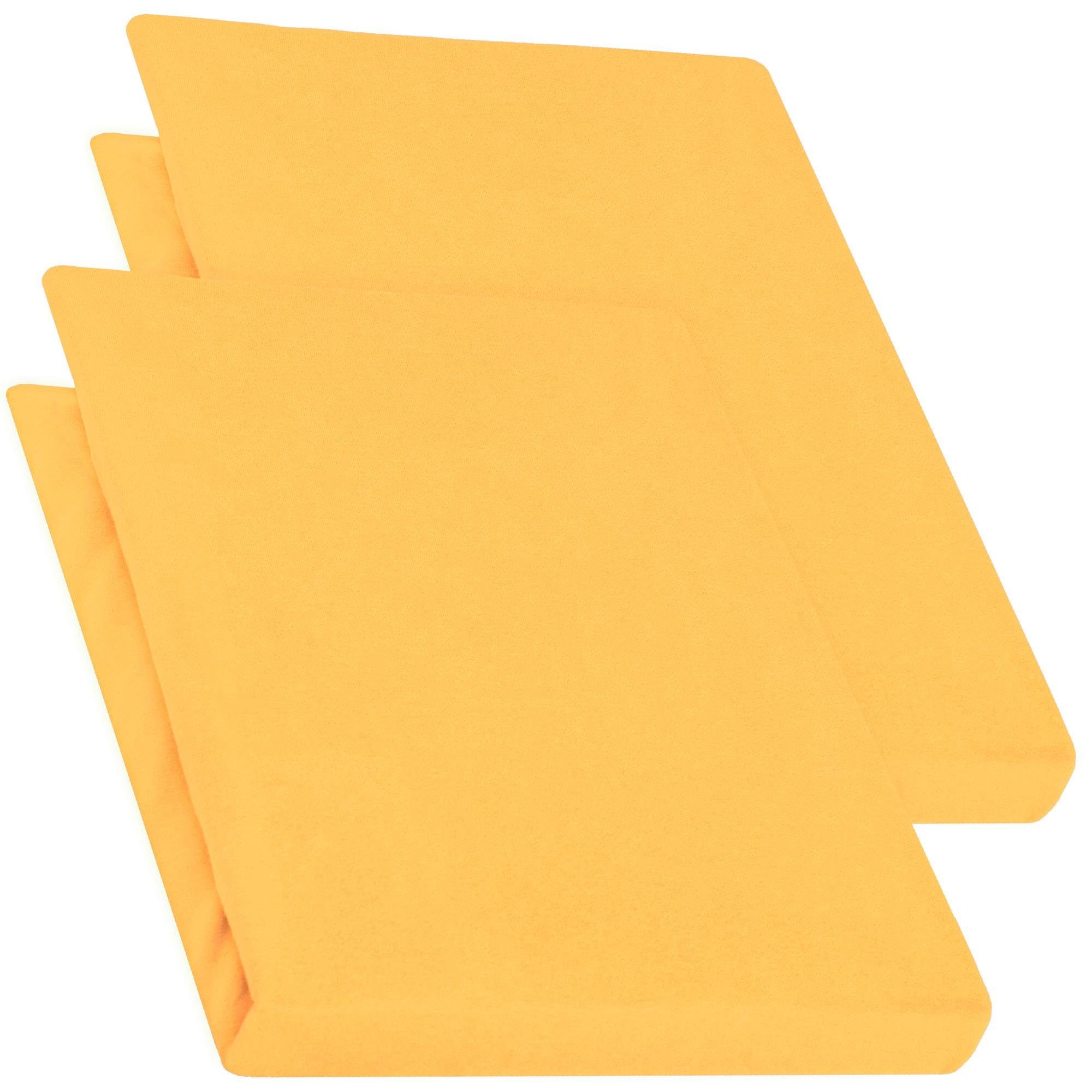 aqua-textil Spannbettlaken Pur Spannbetttuch Jersey 2erSet günstig online kaufen