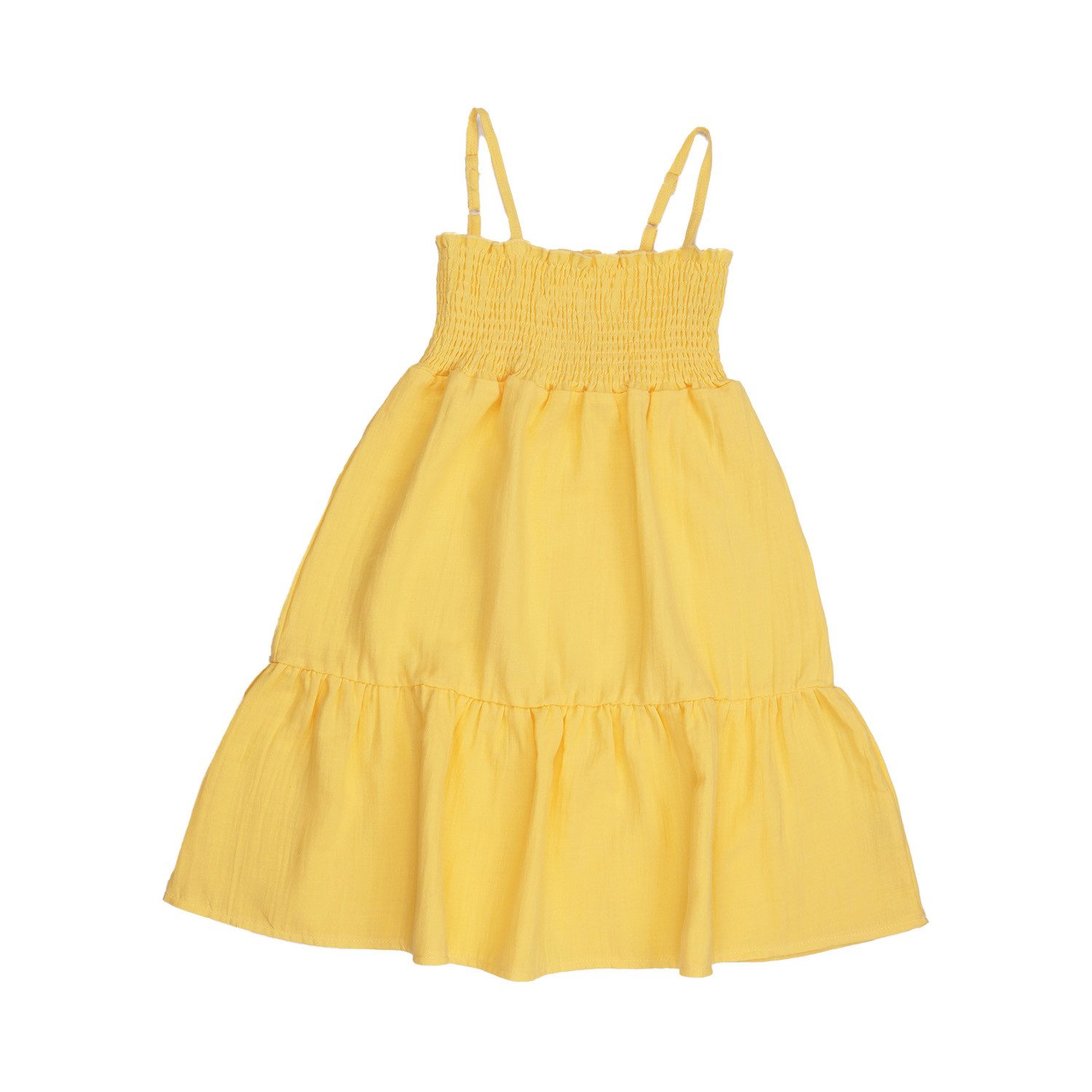Walkiddy Sommerkleid Walkiddy Kinder Bio Baumwolle GOTS Gelb nachhaltig - Bio Baumwolle,GOTS, Kinderbekleidung,nachhaltige Klamotten