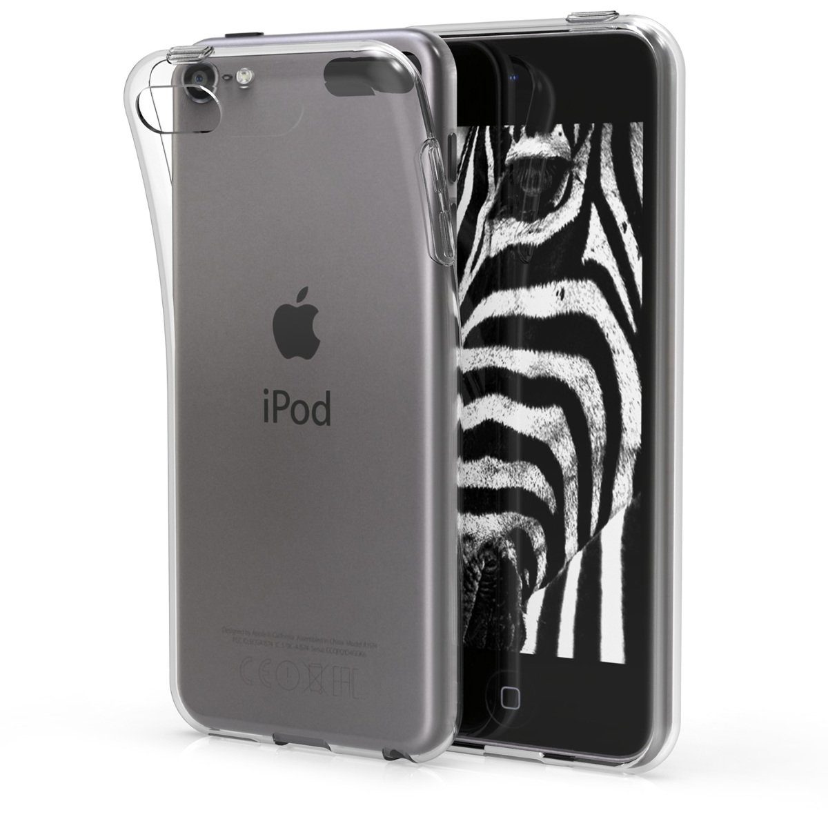 kwmobile Etui Hülle für Apple iPod Touch 6G / 7G (6. und 7.Generation), TPU Silikon Schutzhülle Cover Case
