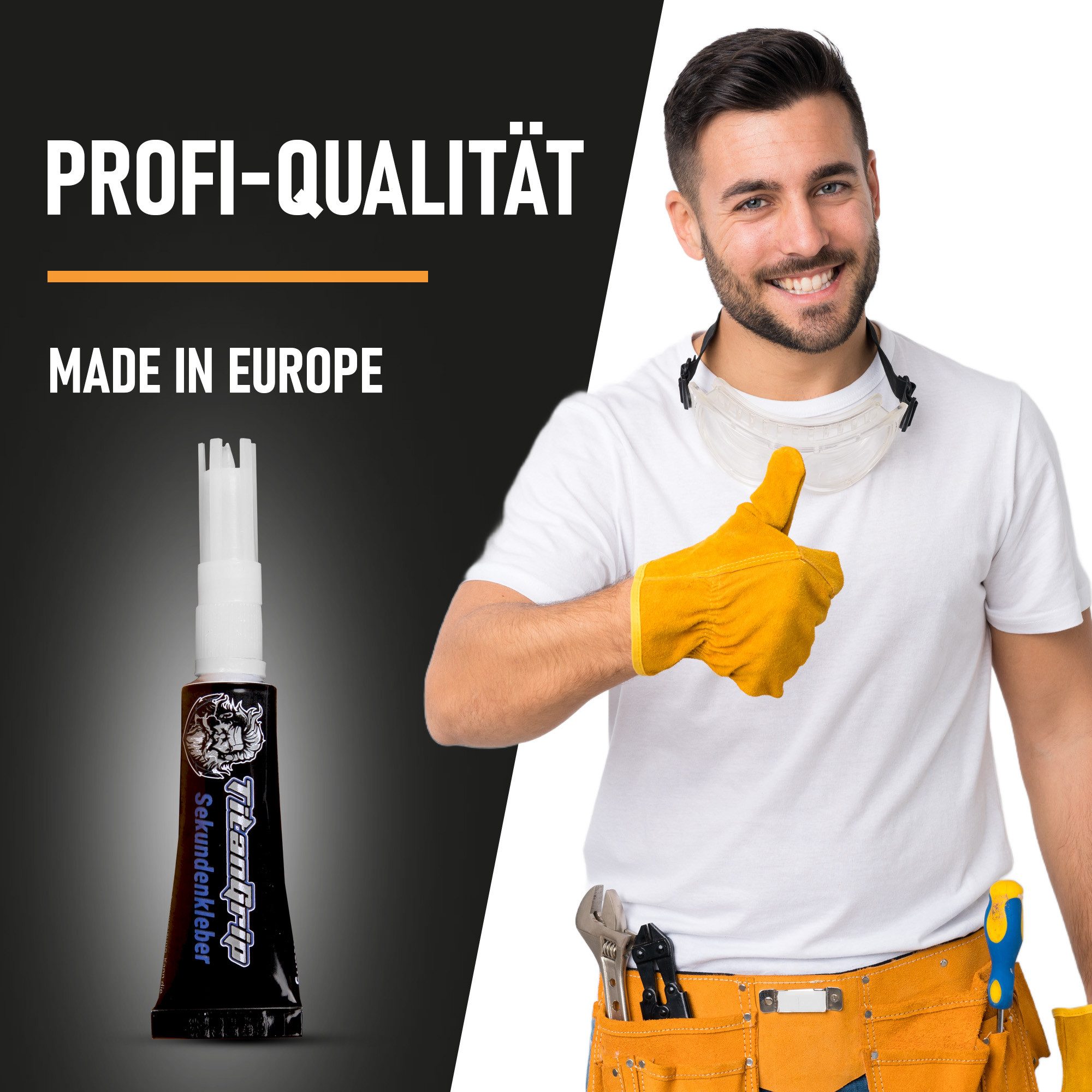 Bestlivings Sekundenkleber Gel extra stark, (10-tlg), hitze- und kältebeständig, für Holz, Metall, Kunststoff, Porzellan