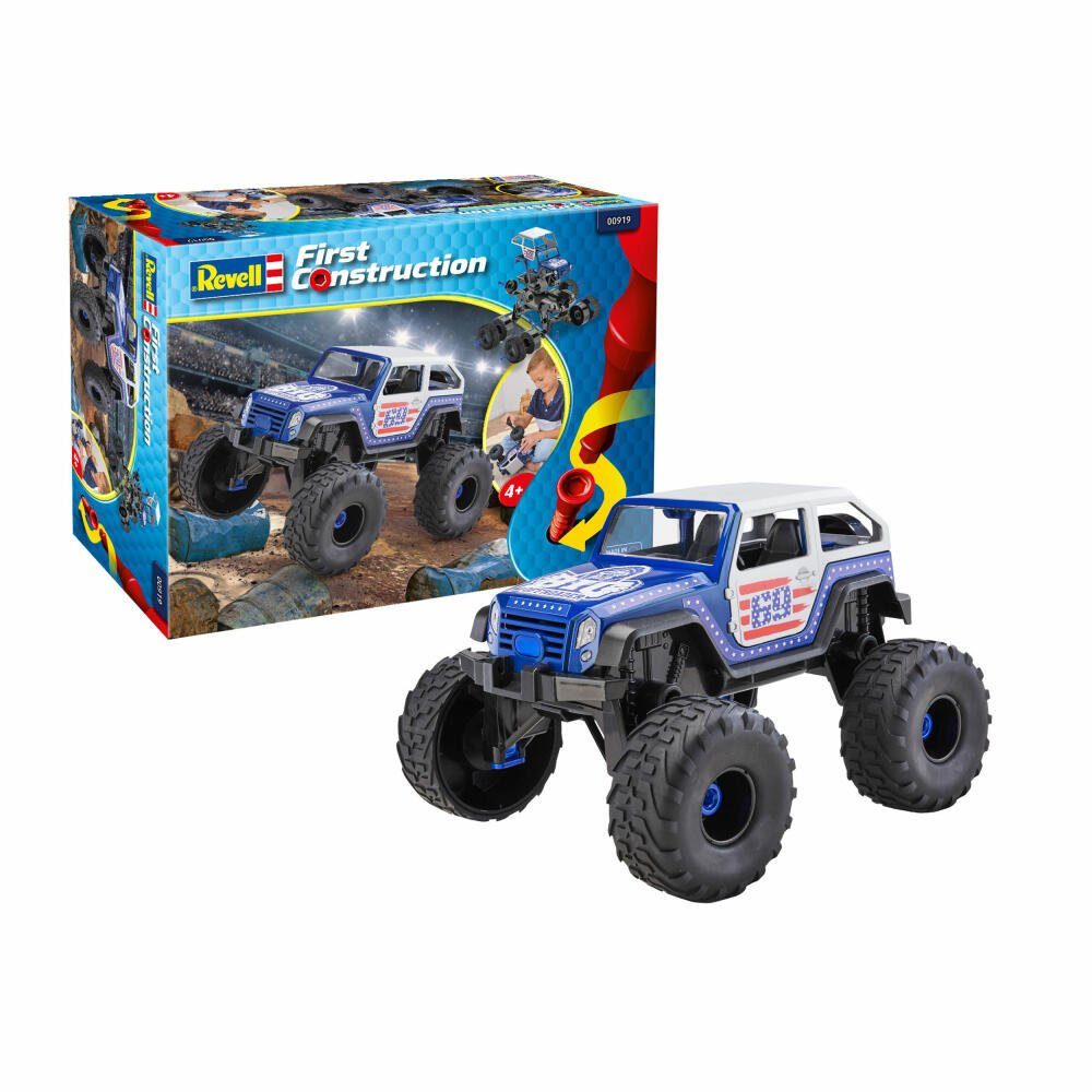 Revell® Modellbausatz First Construction Monster Truck, Maßstab 01:20