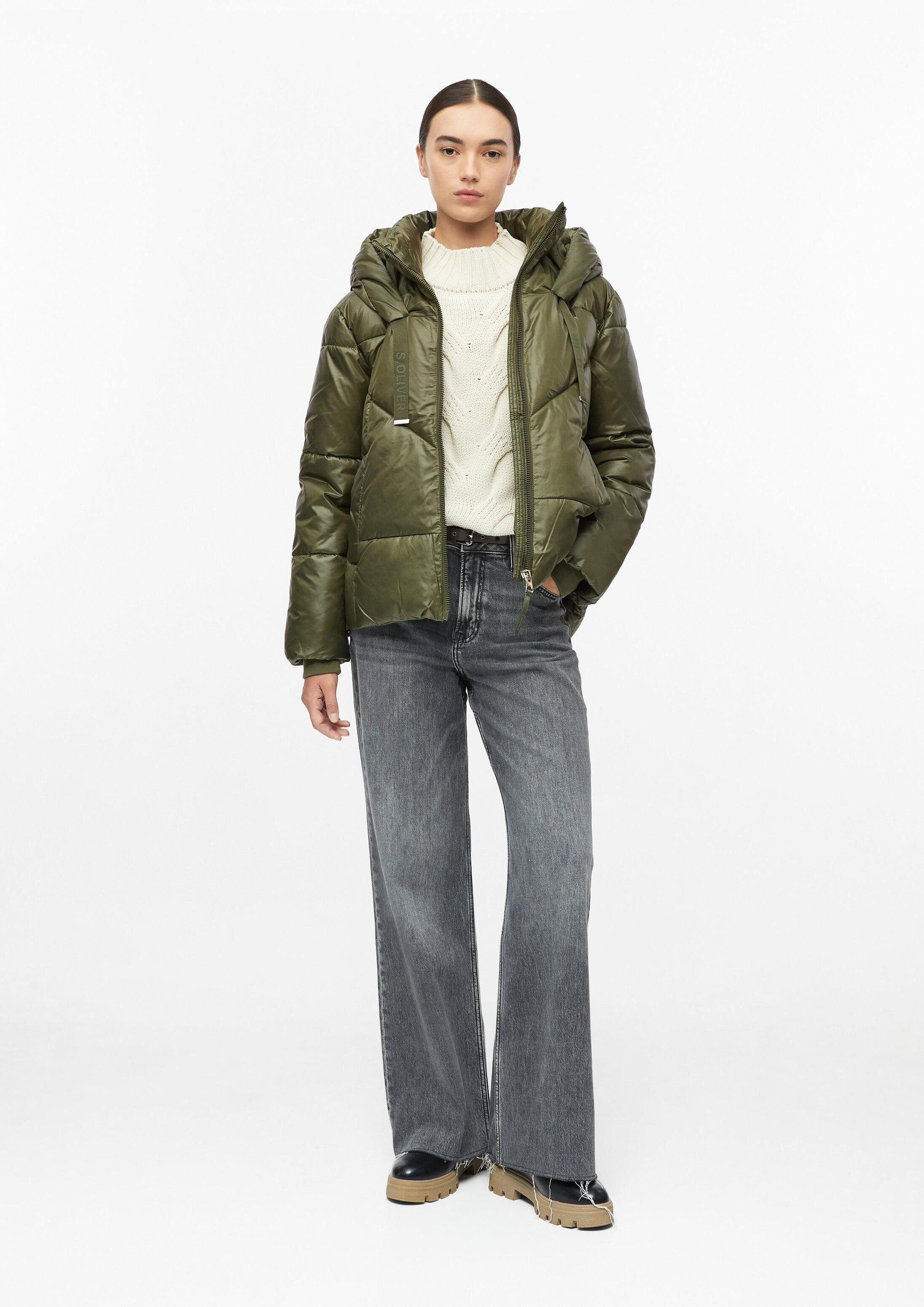 s.Oliver Winterjacke Outdoor-Jacke Pufferjacke in glänzender Optik – Bild 5 von 5