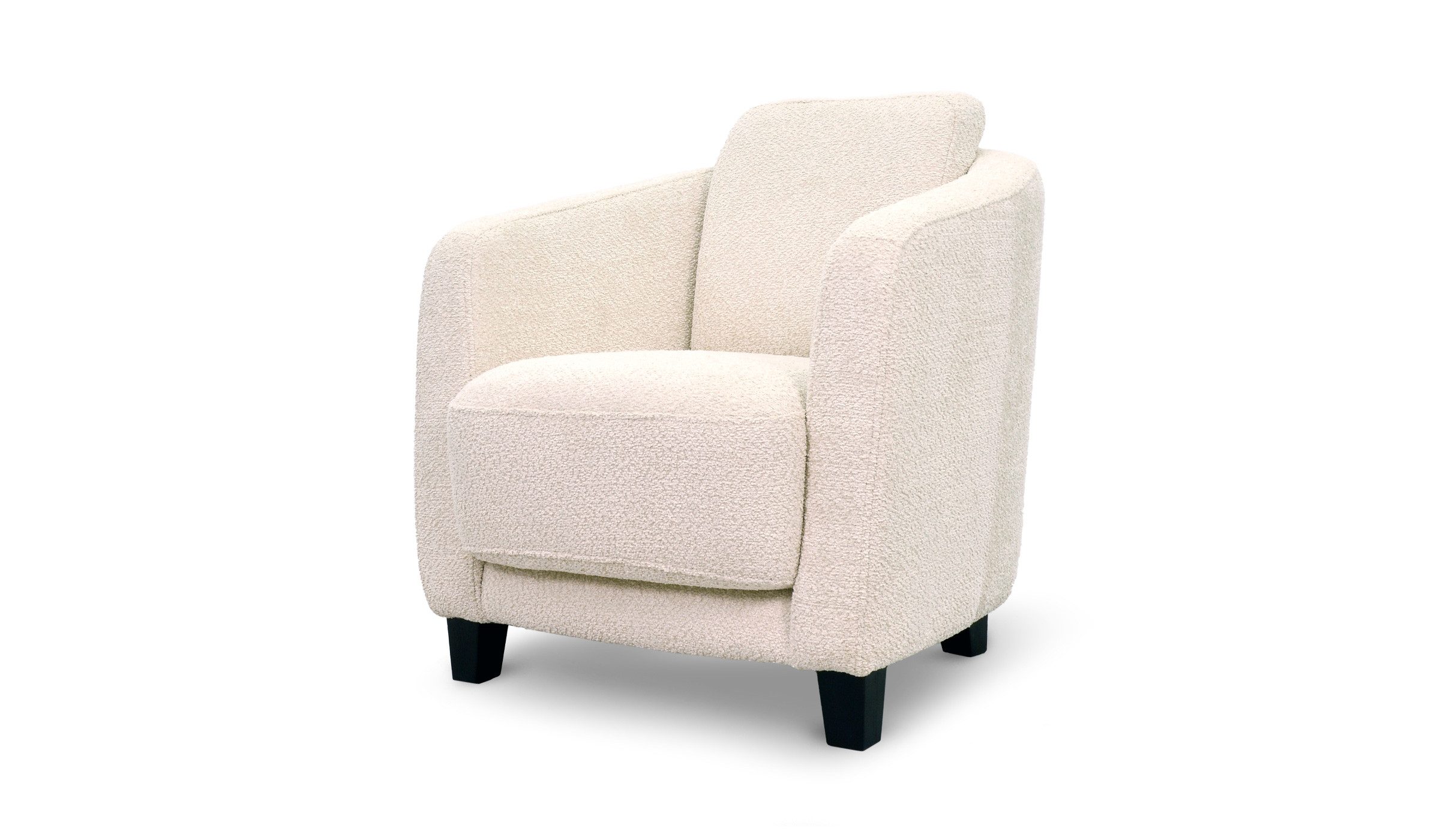 Hygger Möbelhaus Sessel Liga Modern Gepolstert 80x85x90 cm mit Armlehnen (Polstersessel Wohnzimmer Lesesessel kompakt bequem Design), ergonomische Rückenlehne, pflegeleicht, stabil, Made in Europe