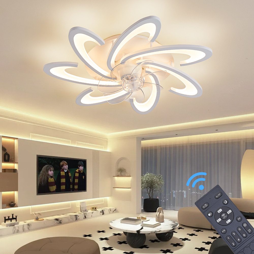 Eurotondisplay Deckenventilator Deckenventilator LED Beleuchtung Deckenlamp günstig online kaufen