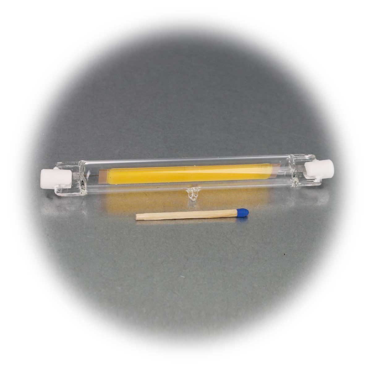 McShine LED-Leuchtmittel R7s LED-Leuchtmittel 118mm warmweiß 700lm 7W/230V, warmweiß – Bild 4 von 4