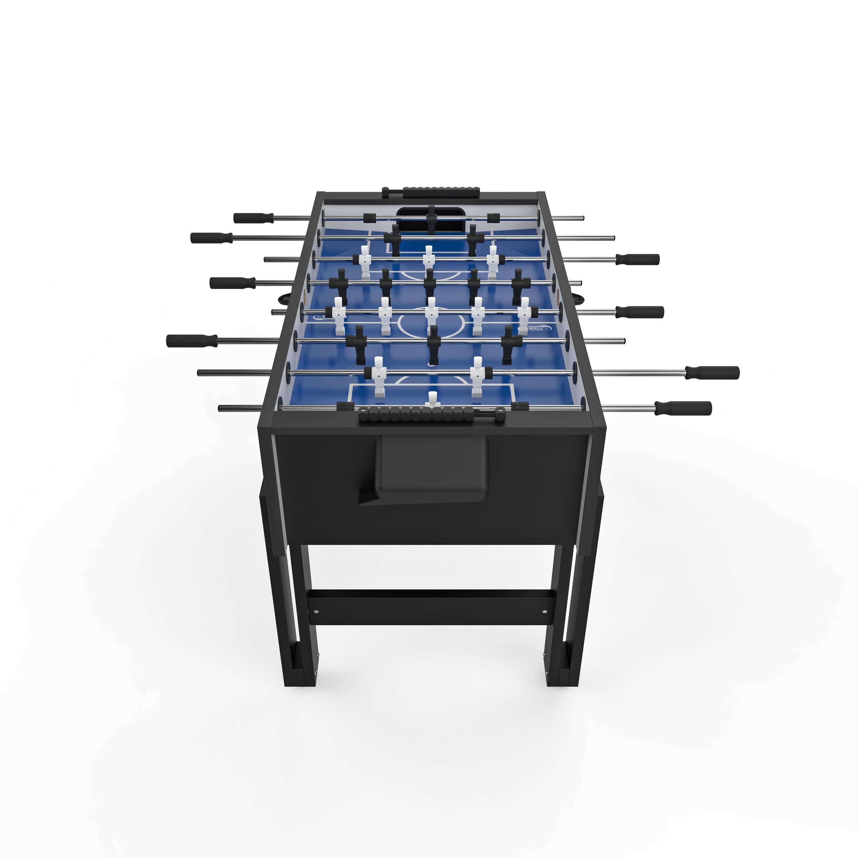 Fireball-Tablesoccer Kickertisch Fireball "Home" schwarz Tischfußball, Made in Germany