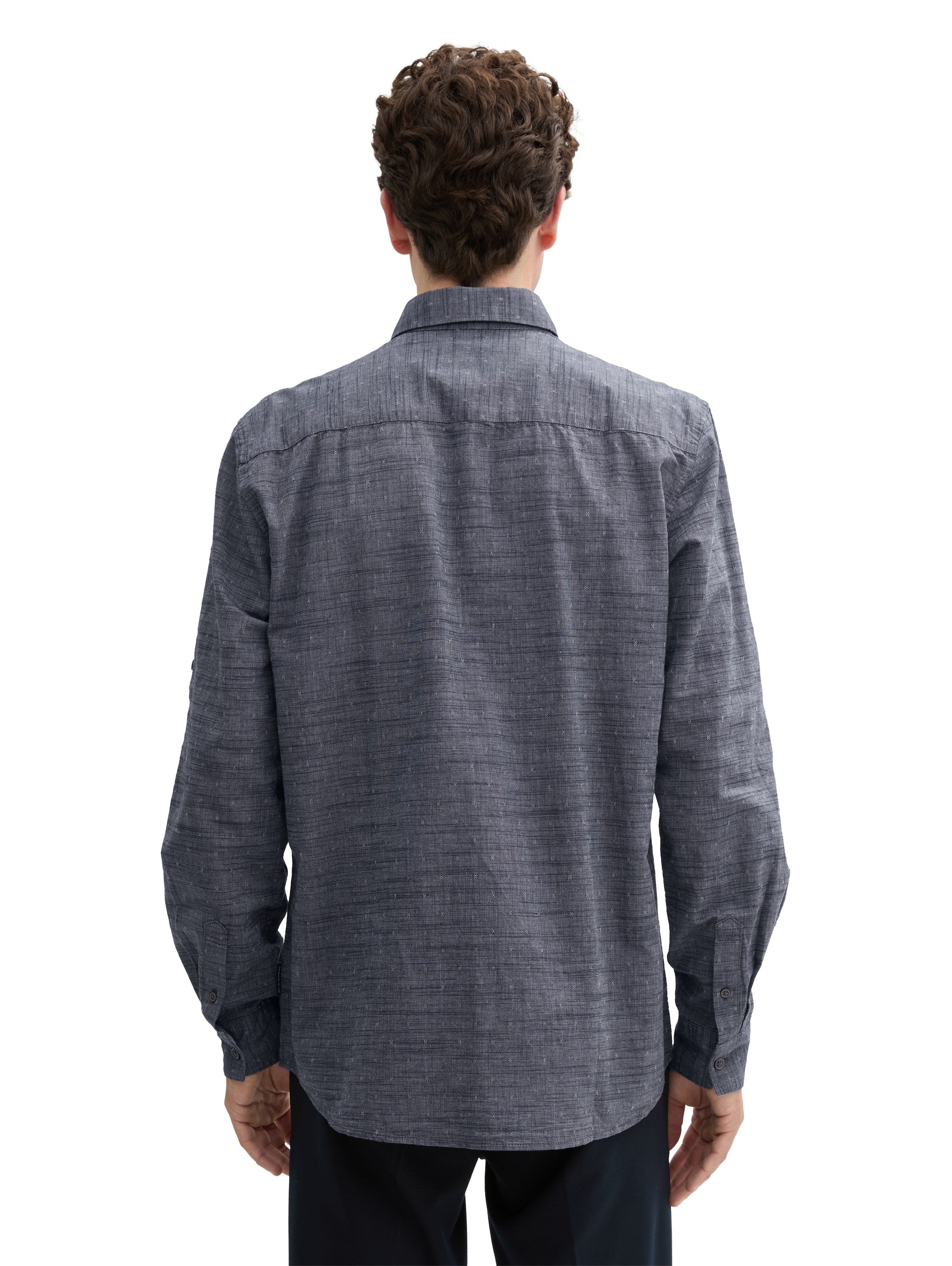 Tom Tailor Herren Sweatjacke PRINTED STAND-UP - Regular Fit günstig online kaufen