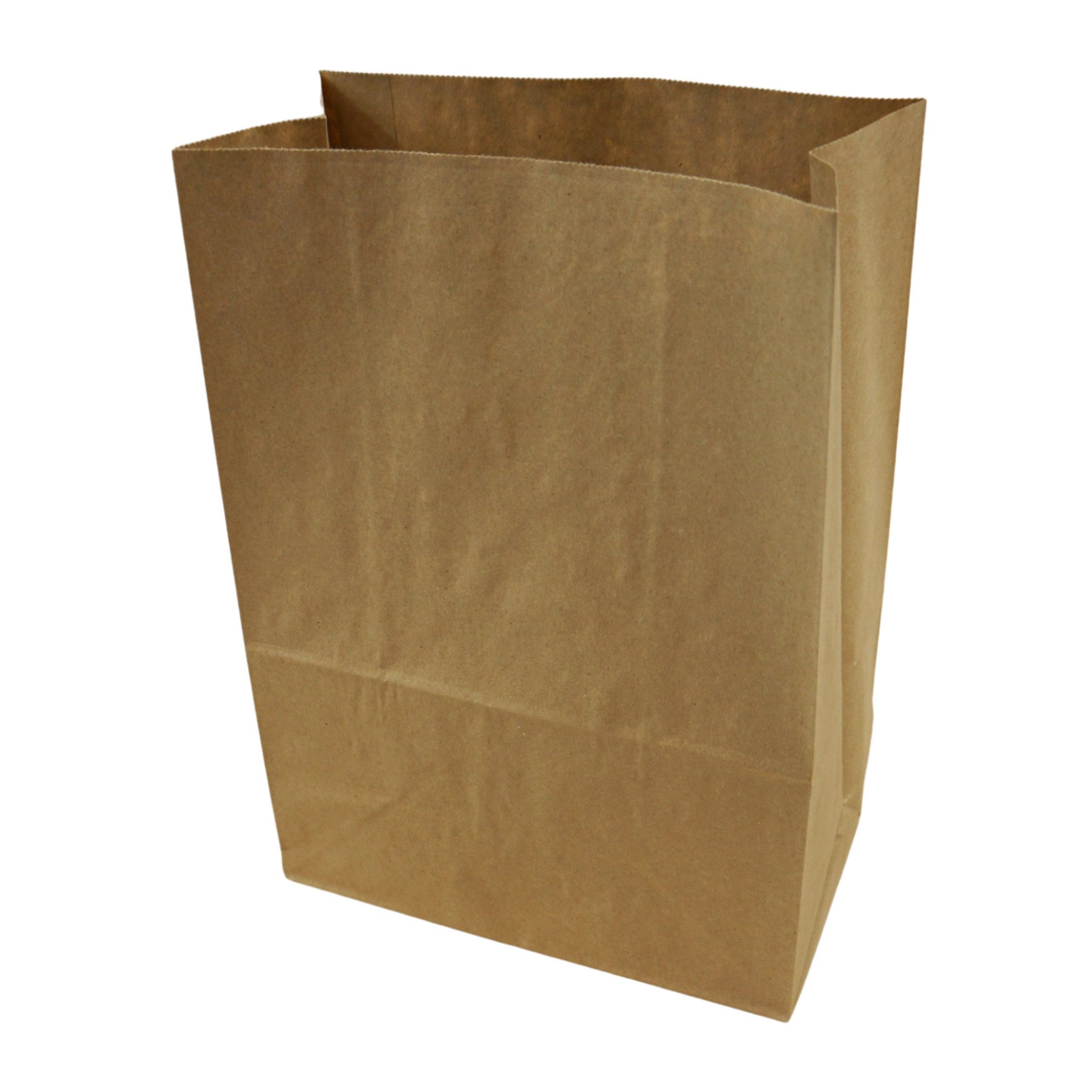 Packen24 GmbH Tragetasche Papiertüten 22 x 12 x 31 cm 70 g/m² Blockbodenbeutel (500-tlg)